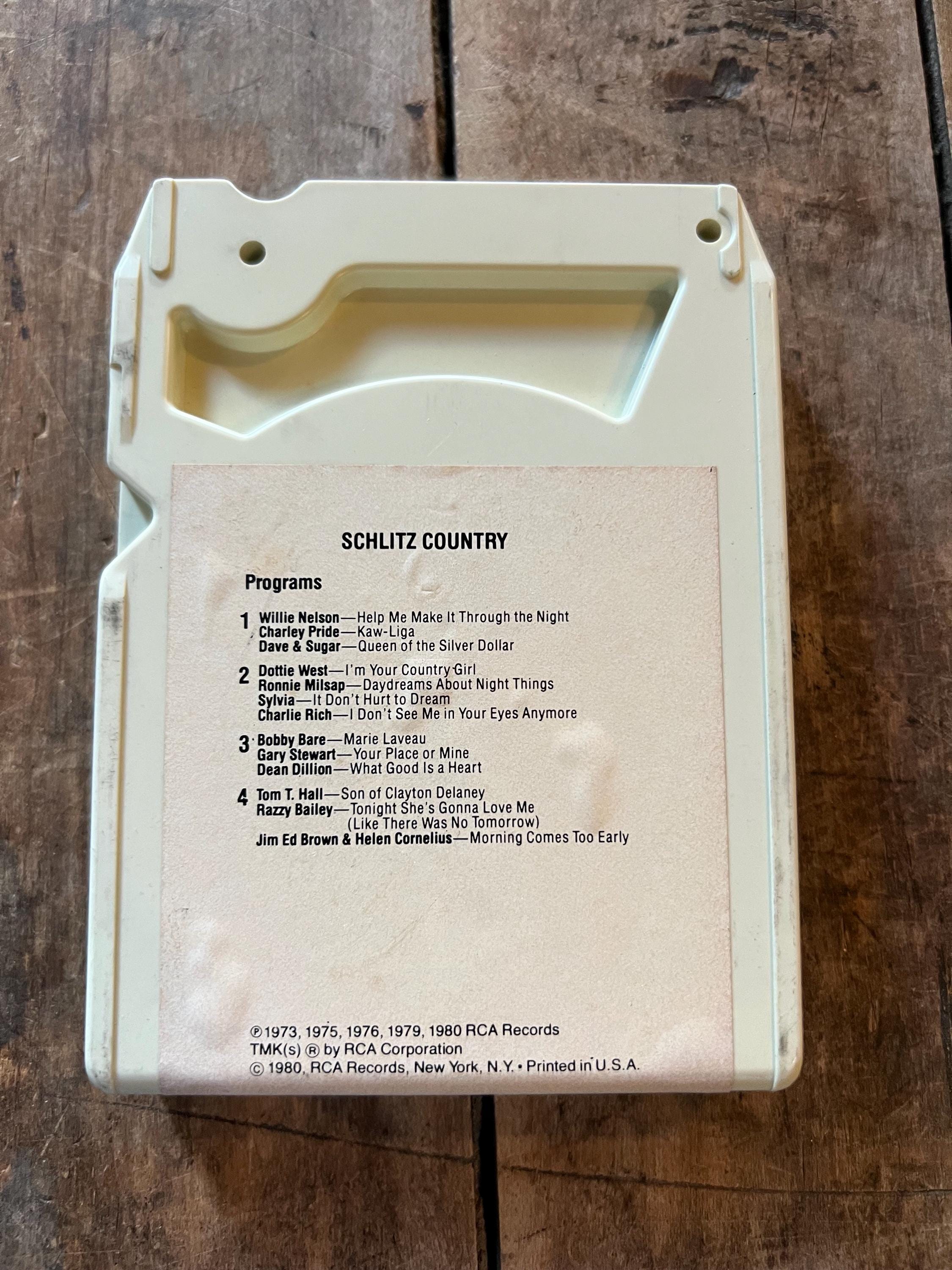 Schlitz Country - RCA Records 8-Track Tape
