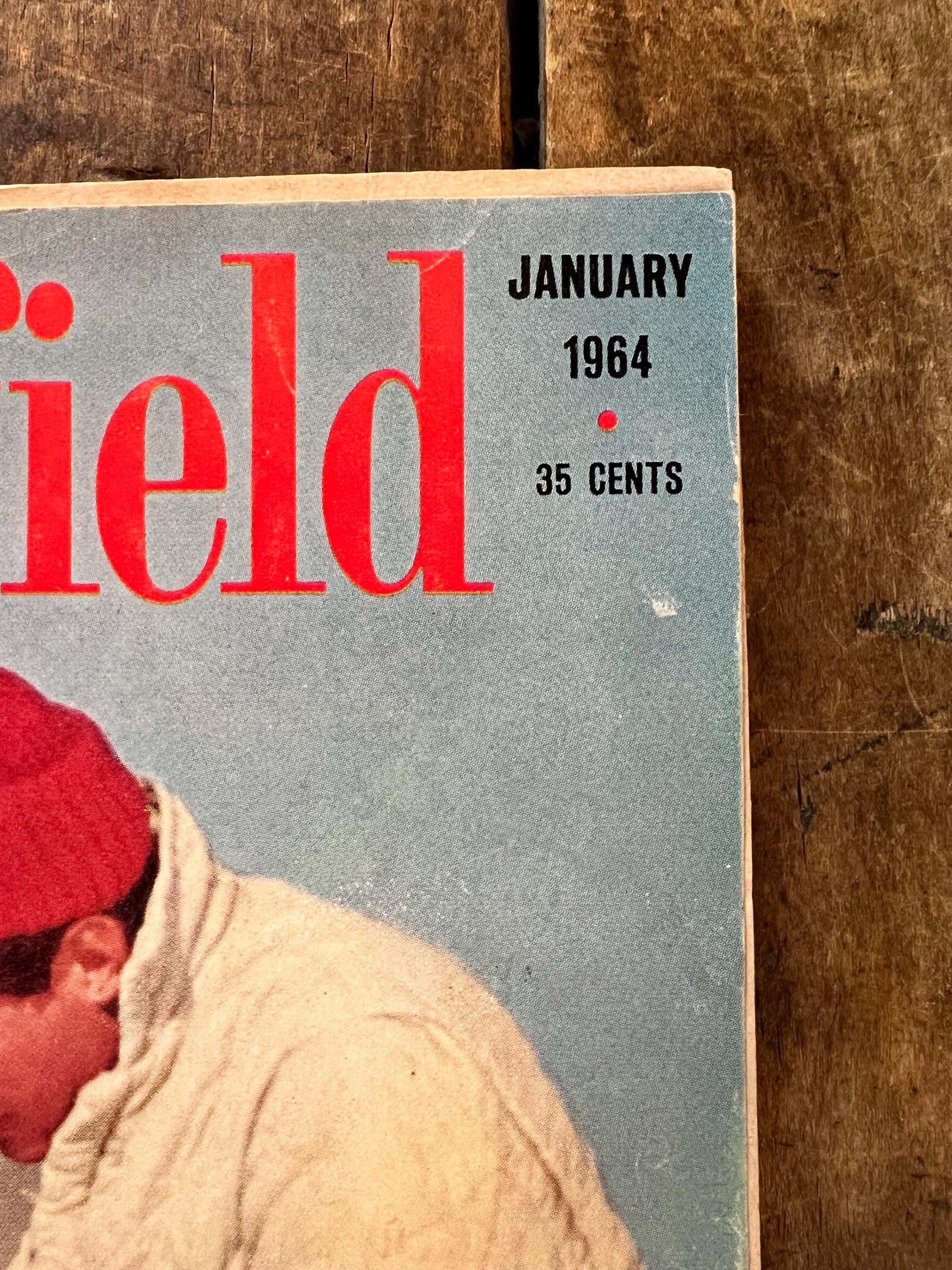 Vintage 1964 Sports Afield Magazine: January Edition
