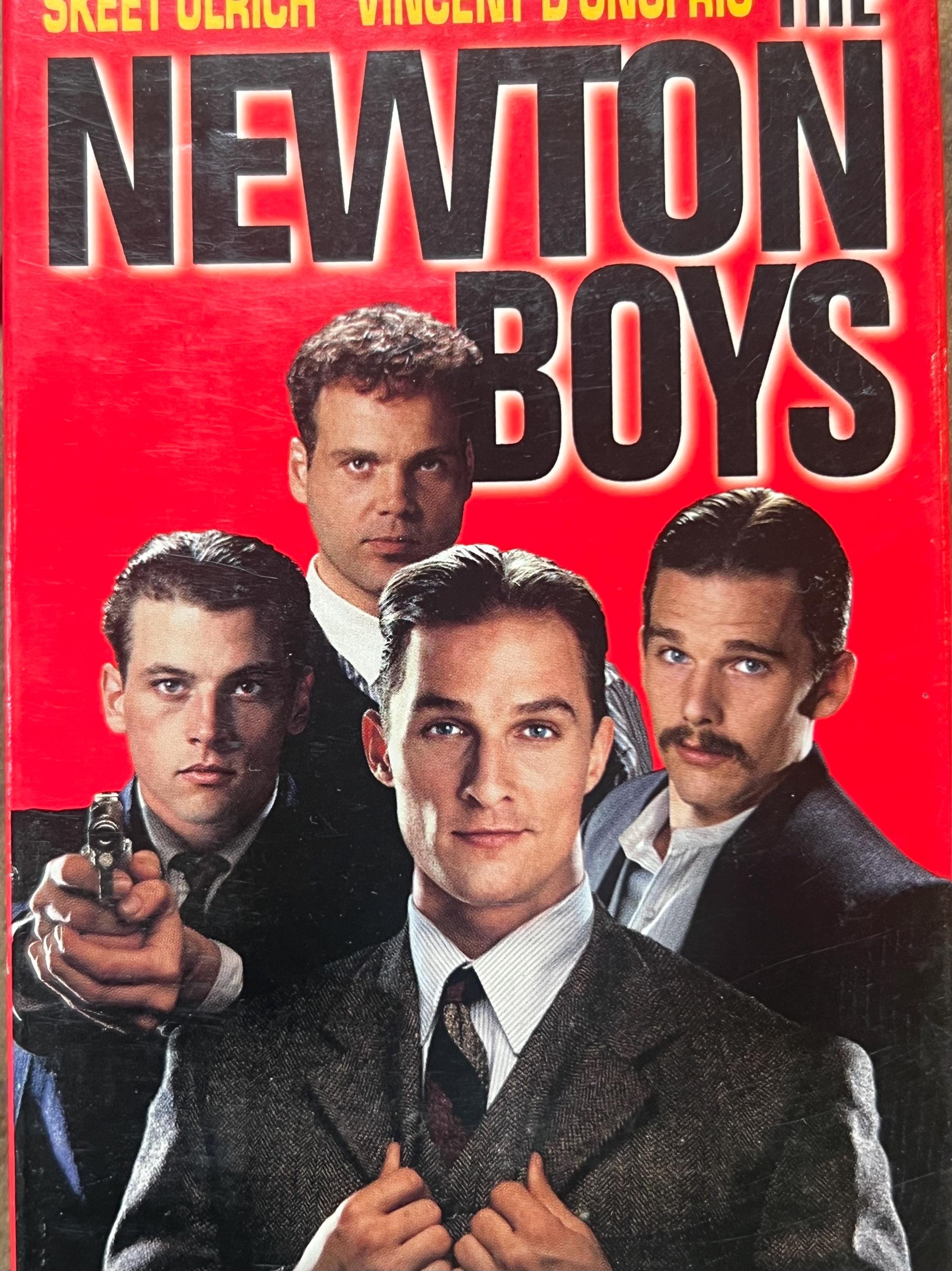 NEWTON BOYS - VHS Movie ( 1998 ) - Starring Mathew McConaughey & Ethan Hawke