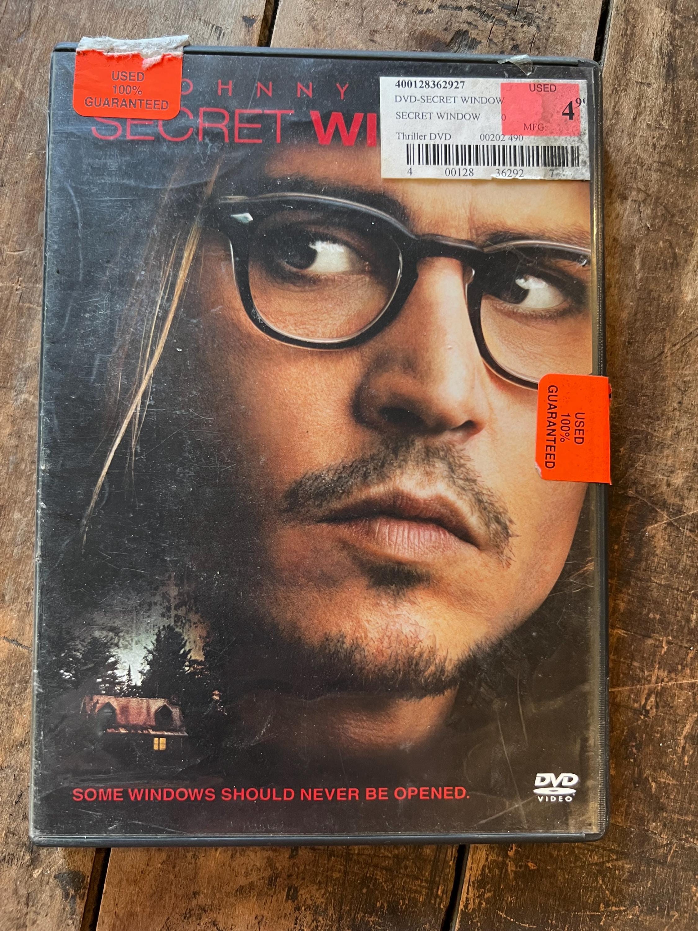Secret Window ( DVD 2004 )  Stephen King Film - Mystery Horror - Starring Johnny Depp