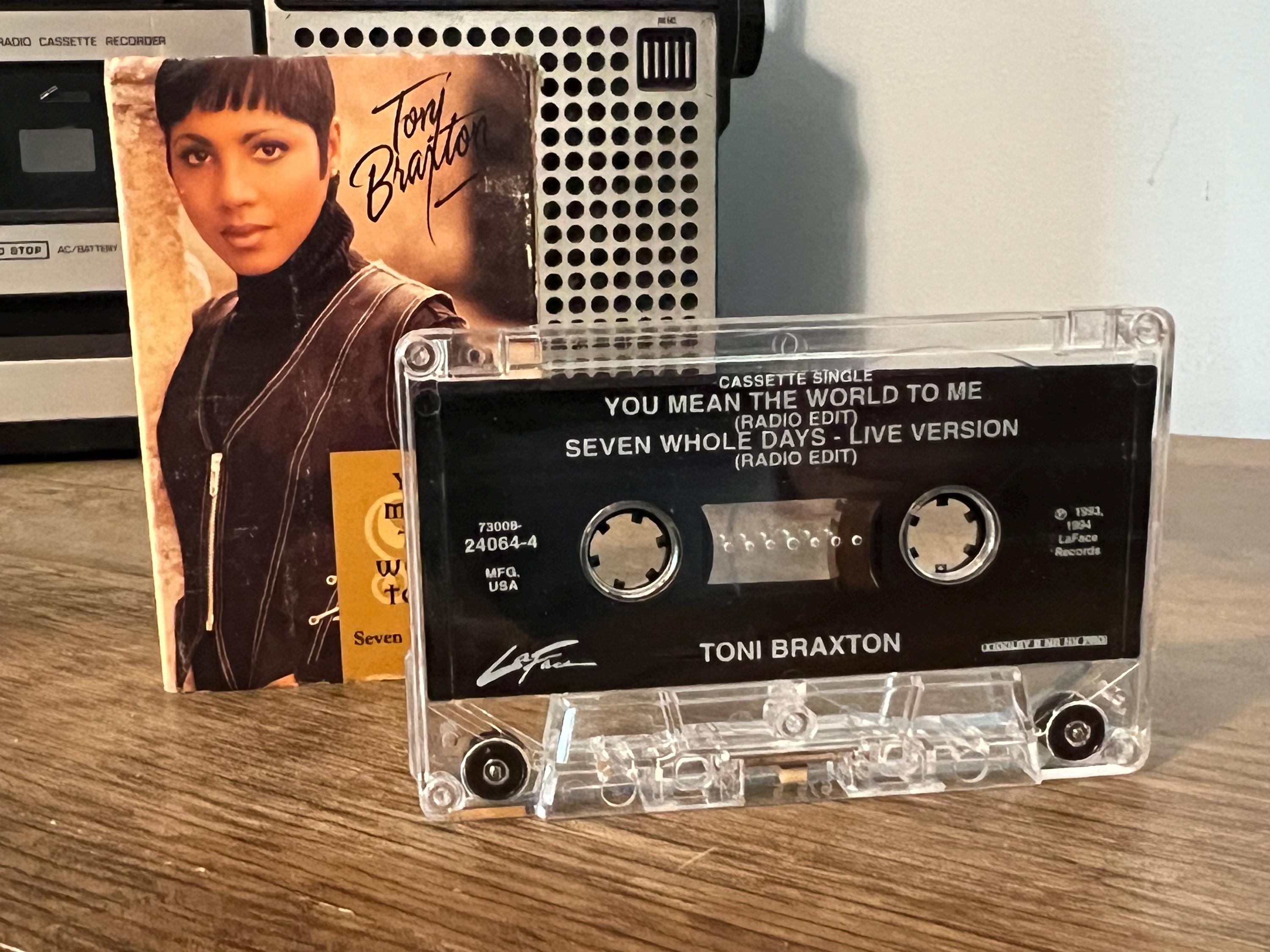 Vintage Toni Braxton Cassette Tape: "You Mean The World To Me"