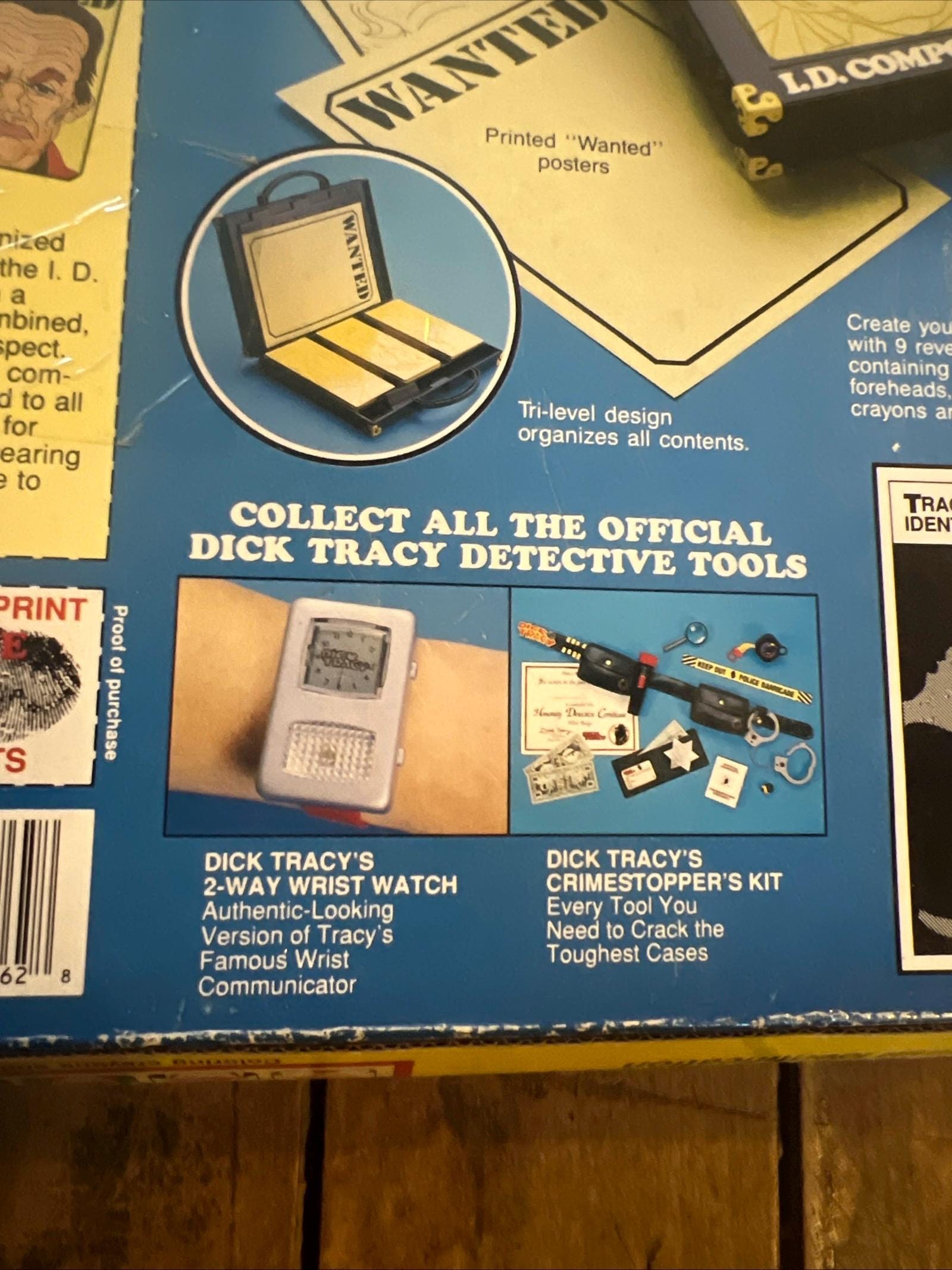 1990 Playmates - Dick Tracy Movie - I.D. Composite Kit & Original Box