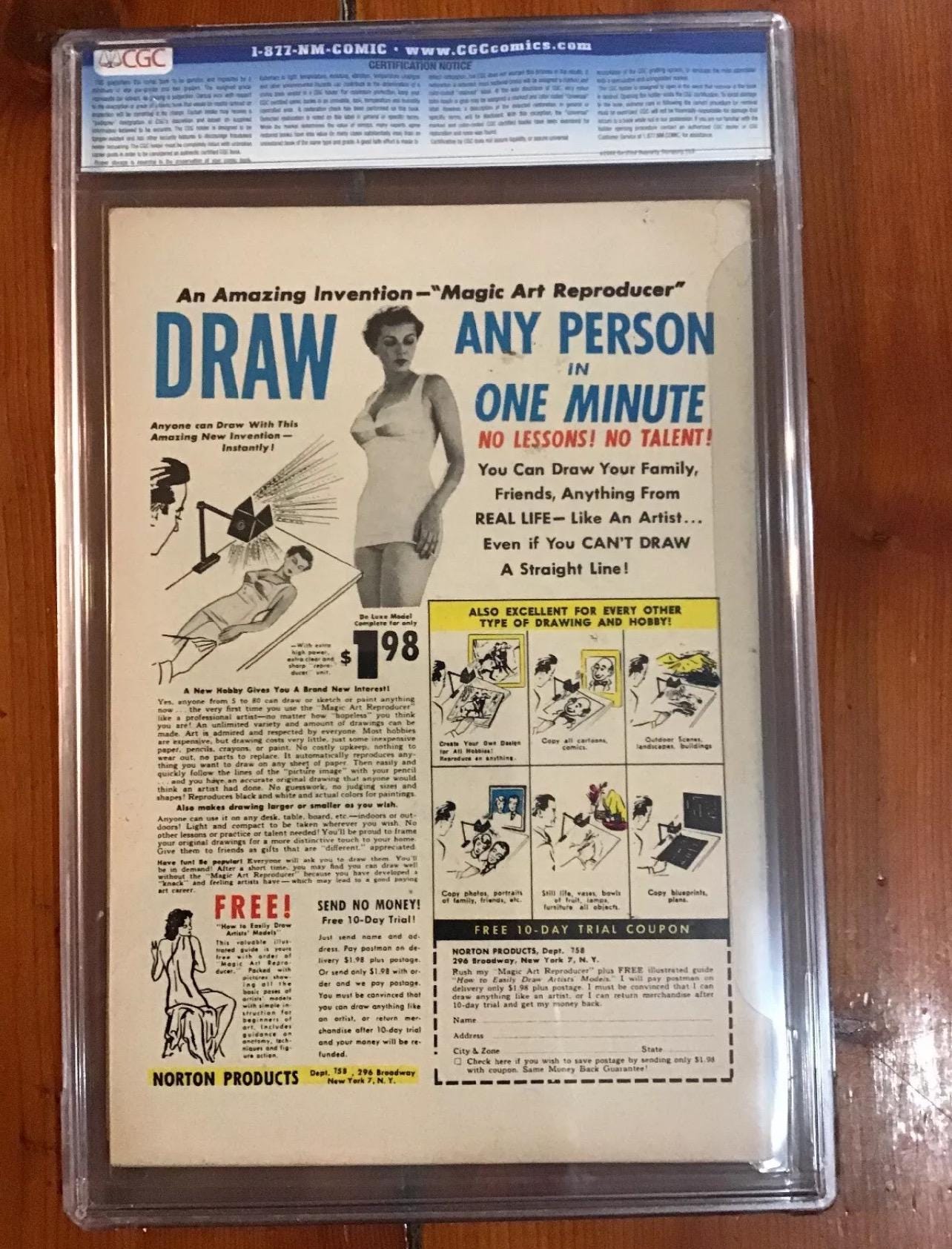 Vintage DC Comic: Tales of the Unexpected #72, CGC 4.5