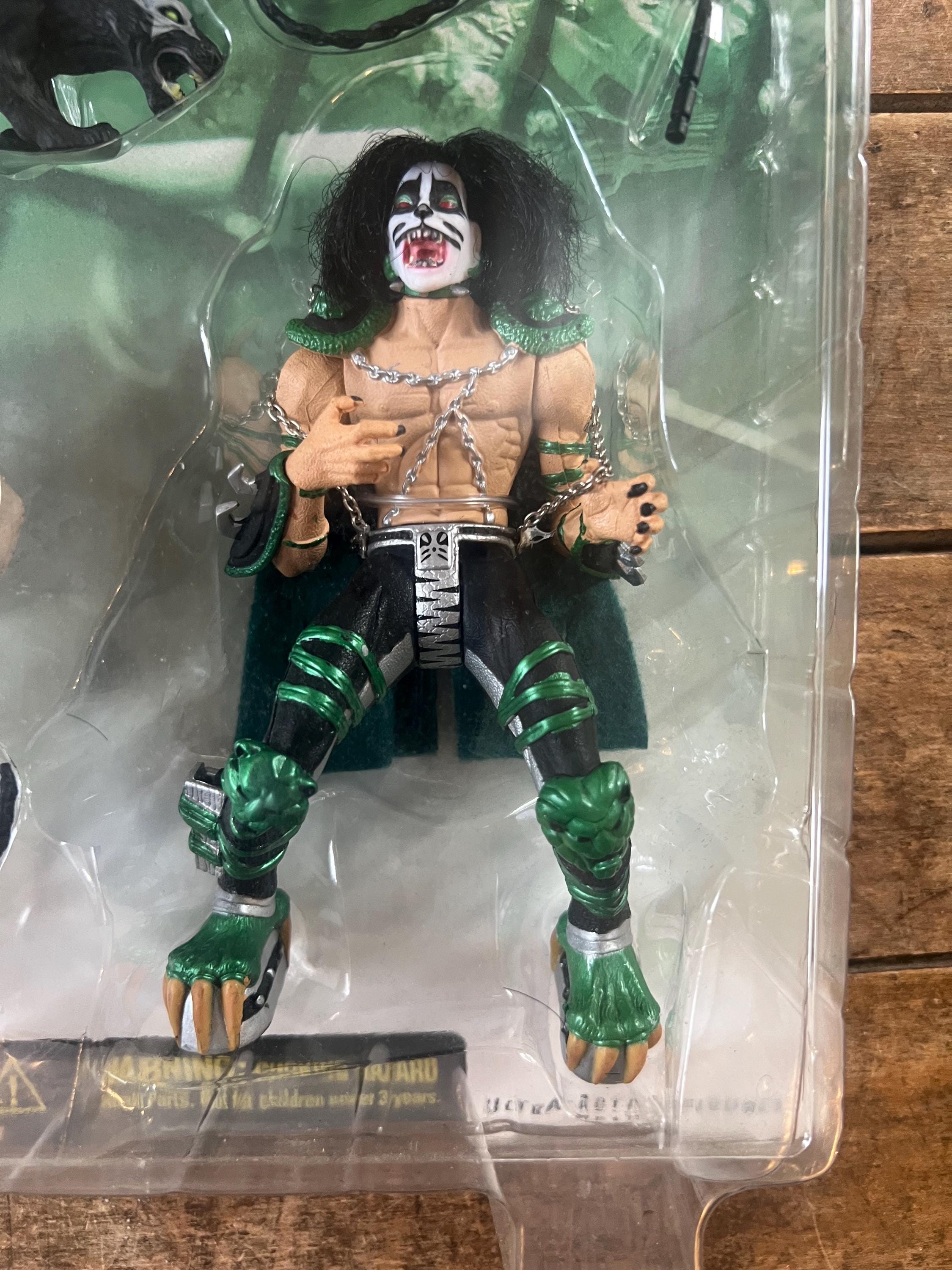 Vintage 1998 McFarlane Toys -KISS Psycho Circus Peter Criss Action Figure / The Animal Wrangler MOC - KISS Collectibles Original Sealed Card
