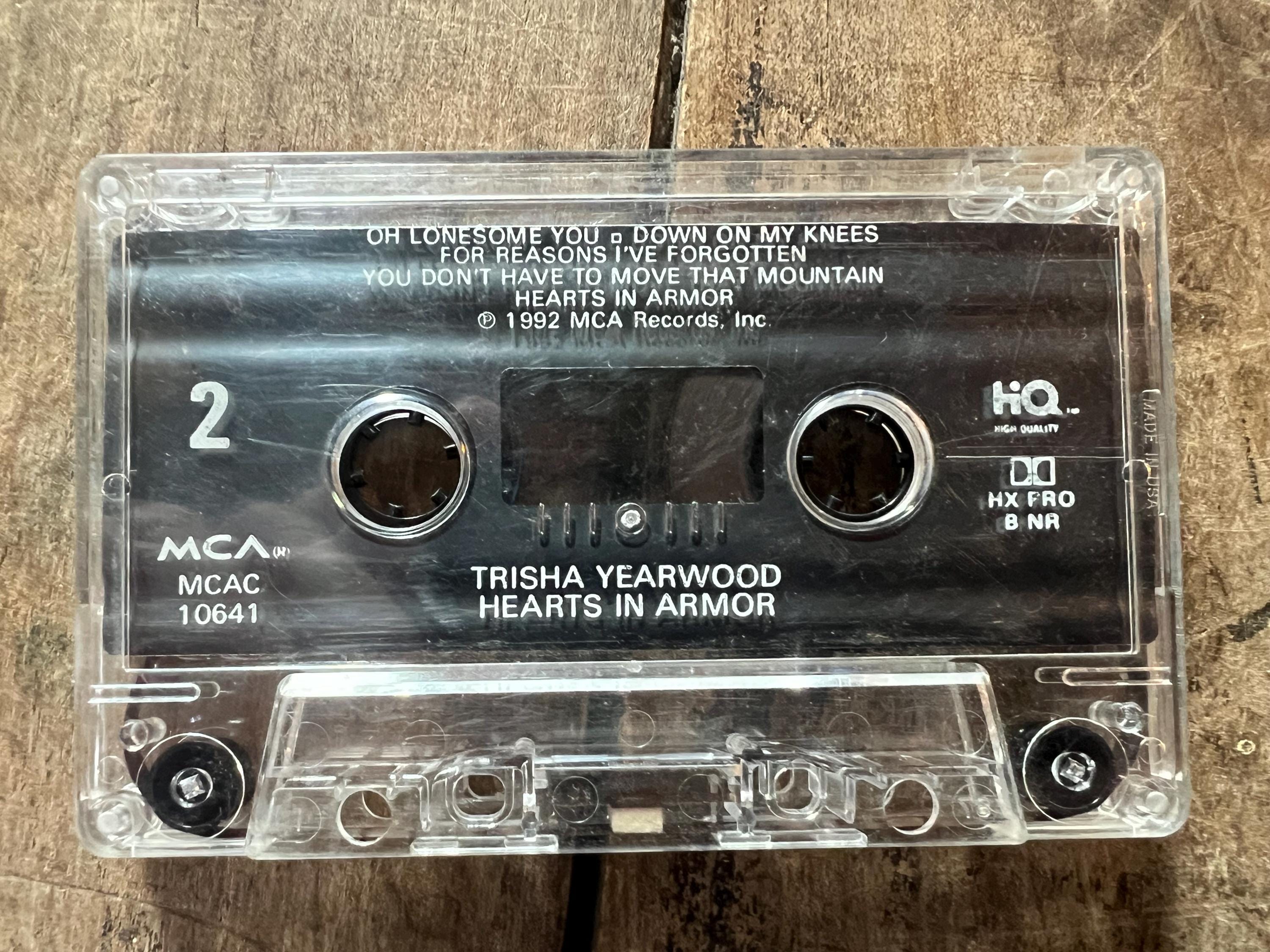 1992 Trisha Yearwood "Hearts in Armor" Cassette Tape - Retro Country Music