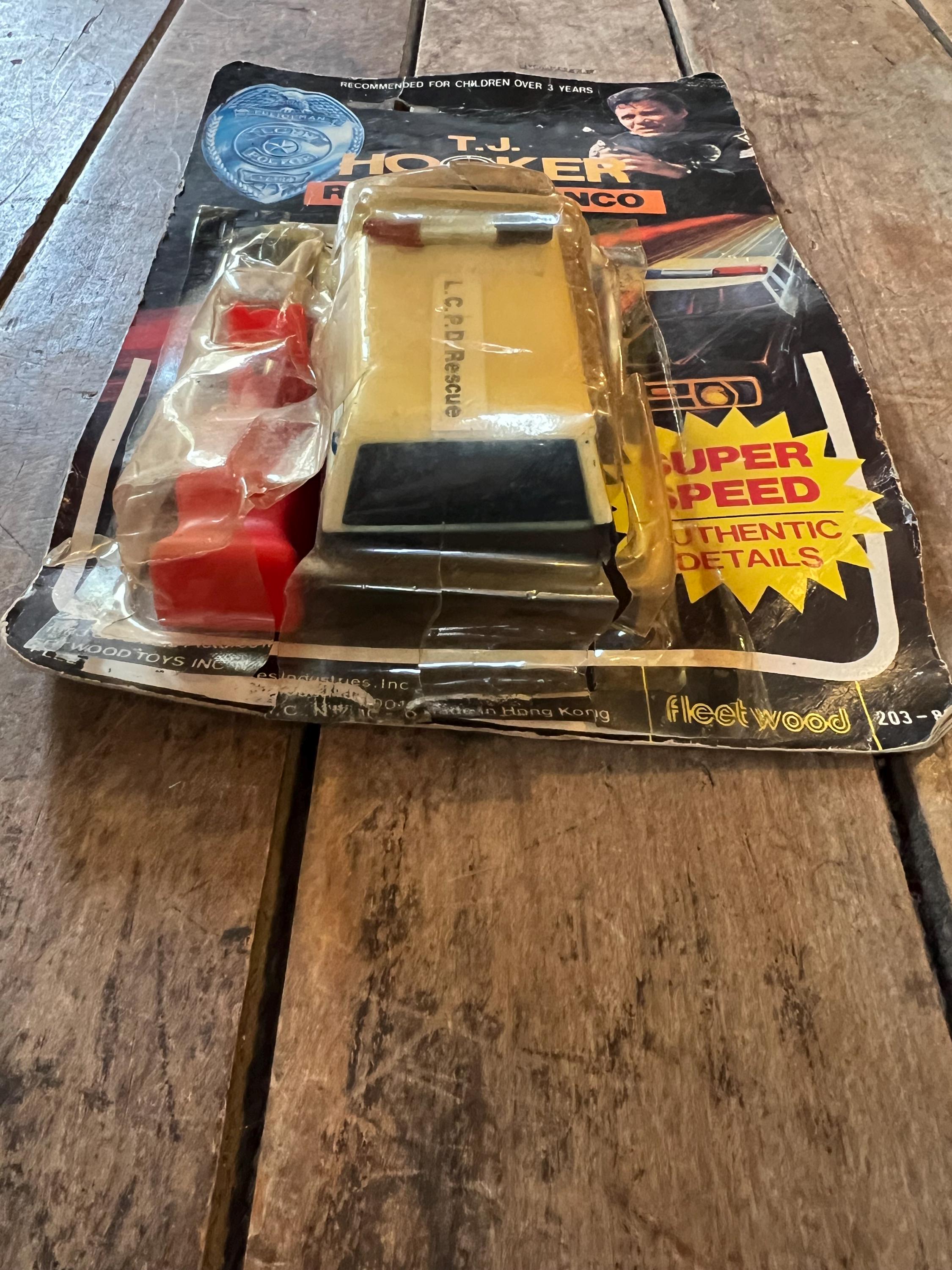 1983 Fleetwood - T.J. Hooker Police Rescue Bronco - Original Card