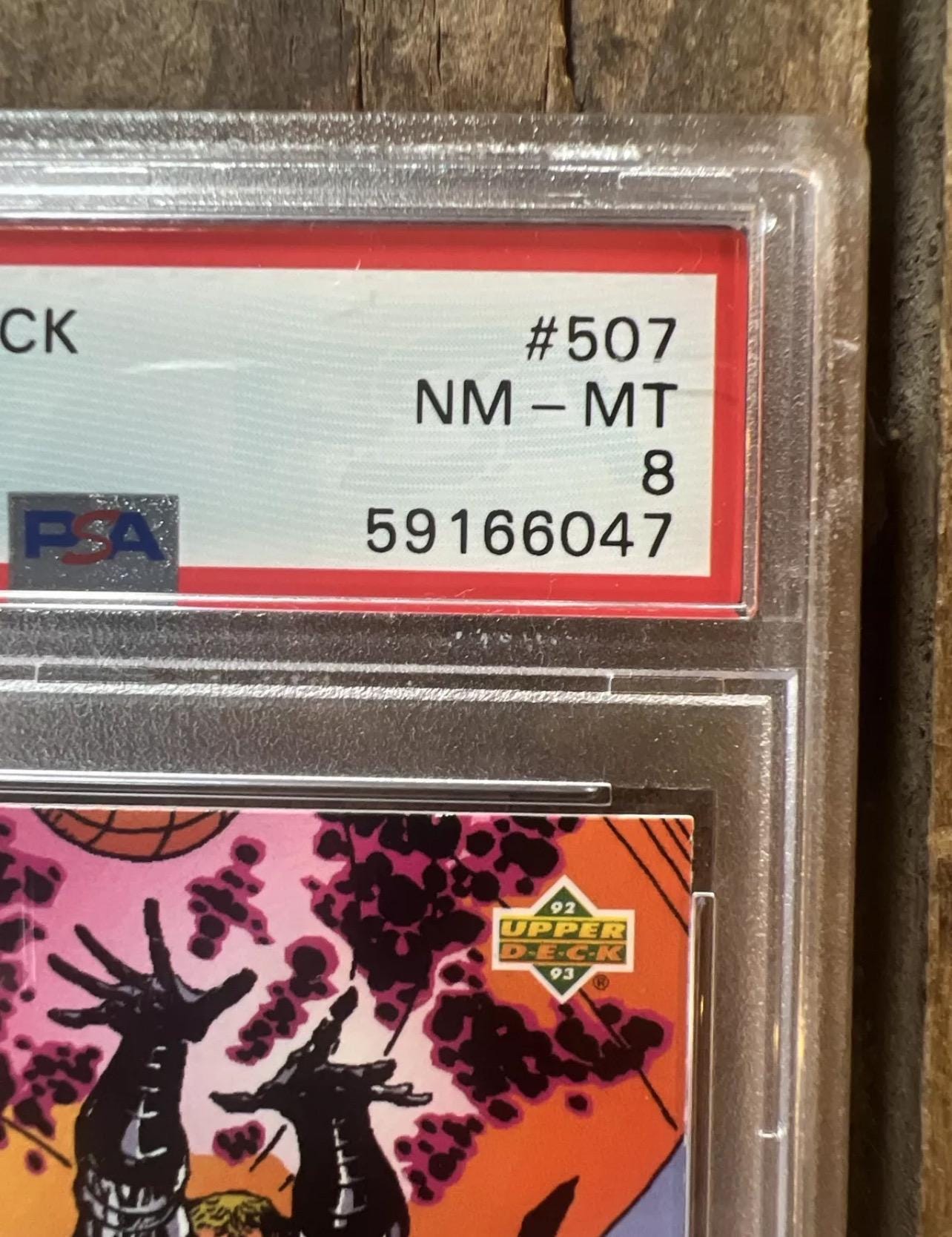 1992 Larry Bird Upper Deck Fanimation Art Card - PSA 7