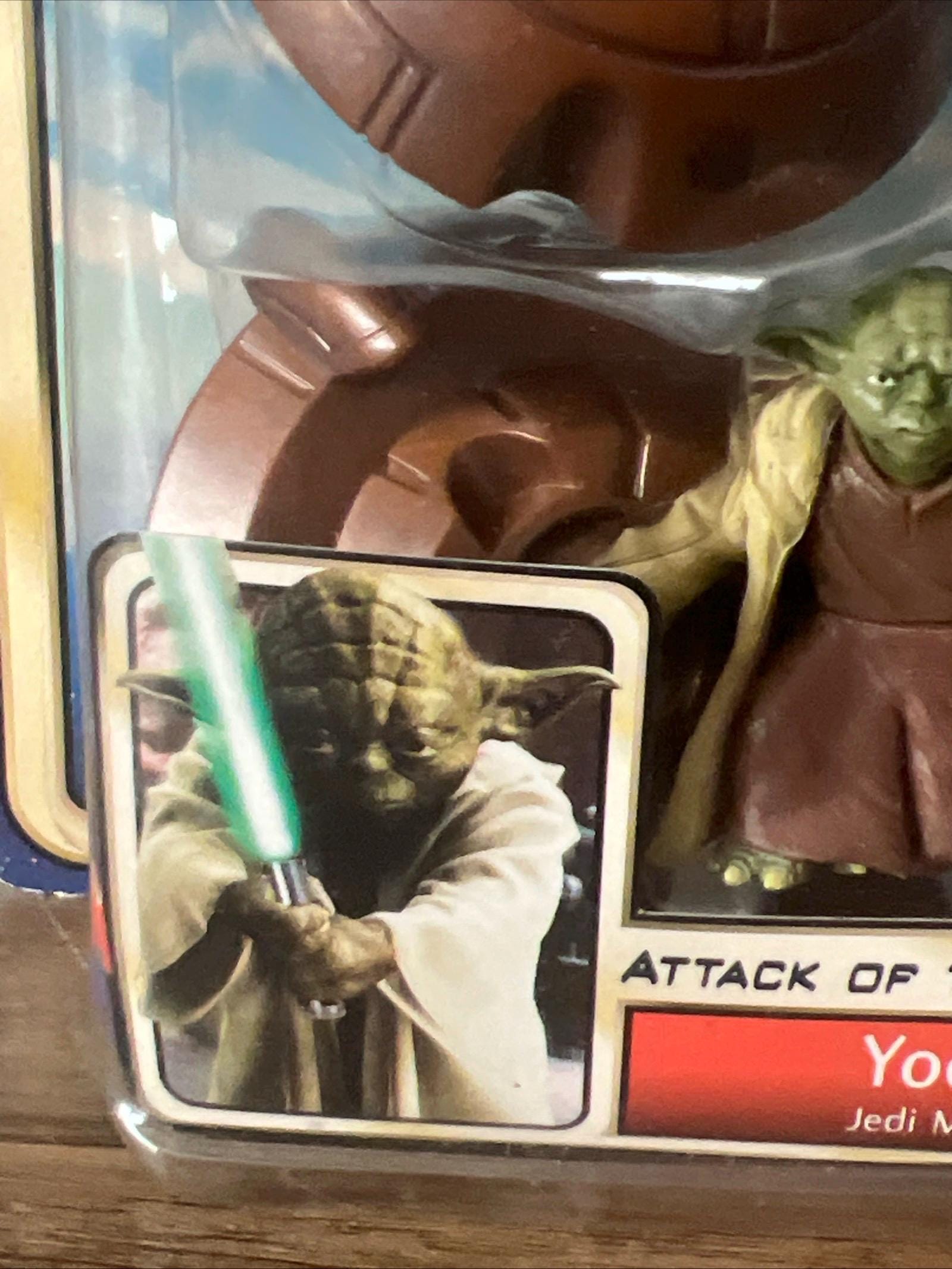 2002 Hasbro Star Wars - YODA Jedi Master Action Figure Attack Of The Clones MOC Hasbro