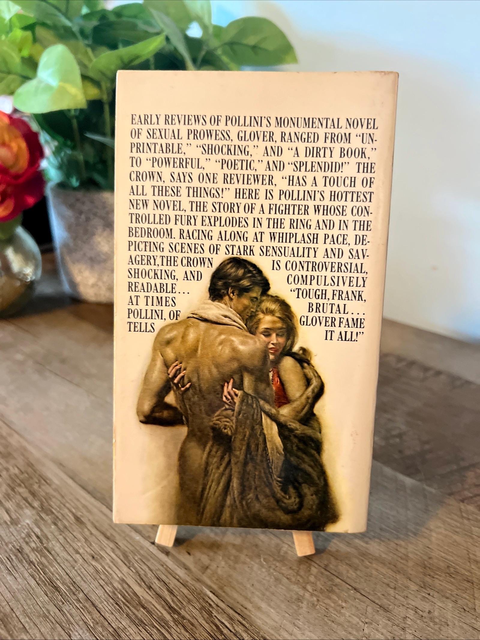 The Crown by Francis Pollini ( 1968 Bantam Books Paperback) Romace Novel