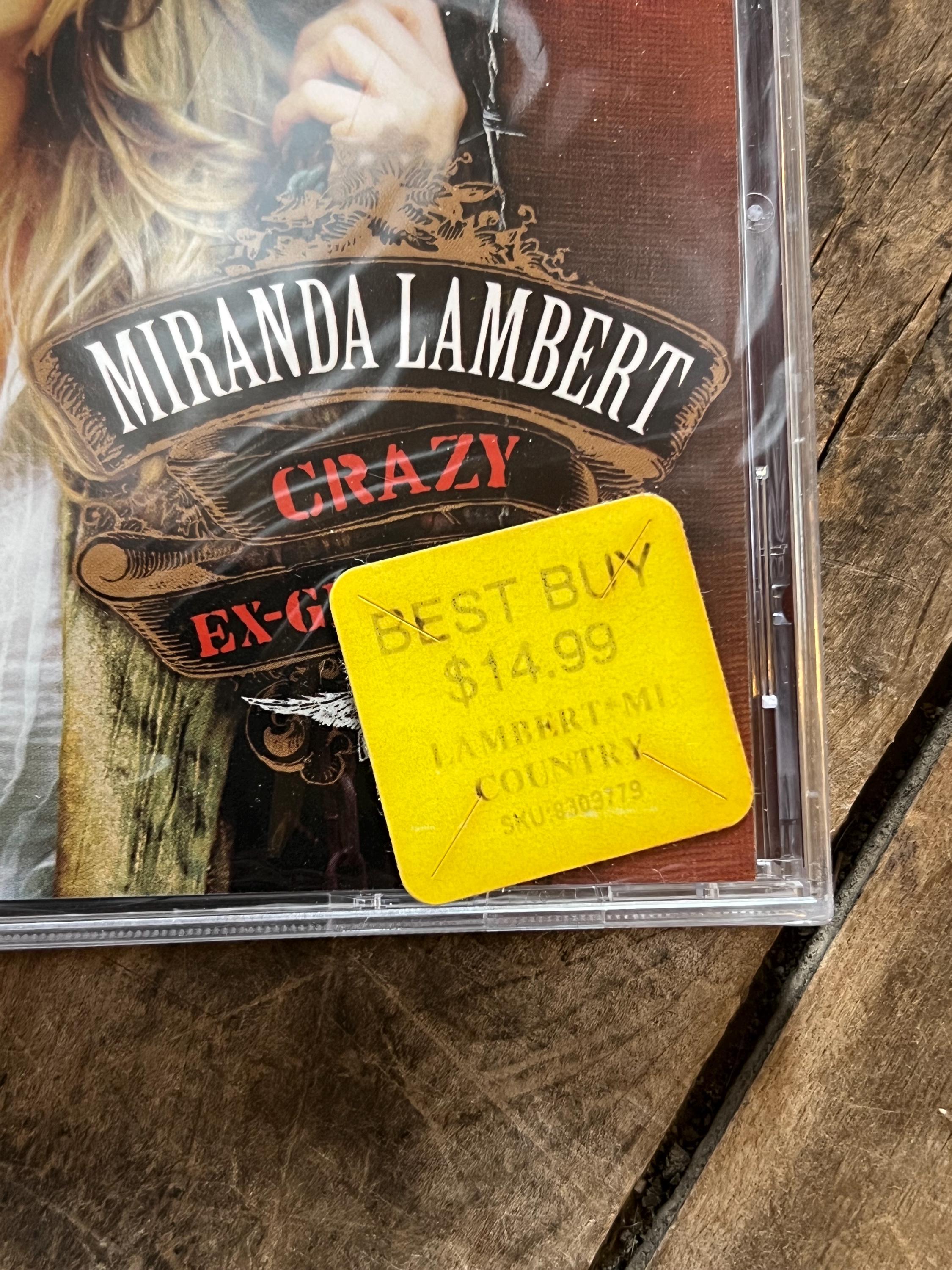 Miranda Lambert “Crazy Ex-Girlfriend” Original CD - Sony BMG Nashville Records  - NOS Sealed