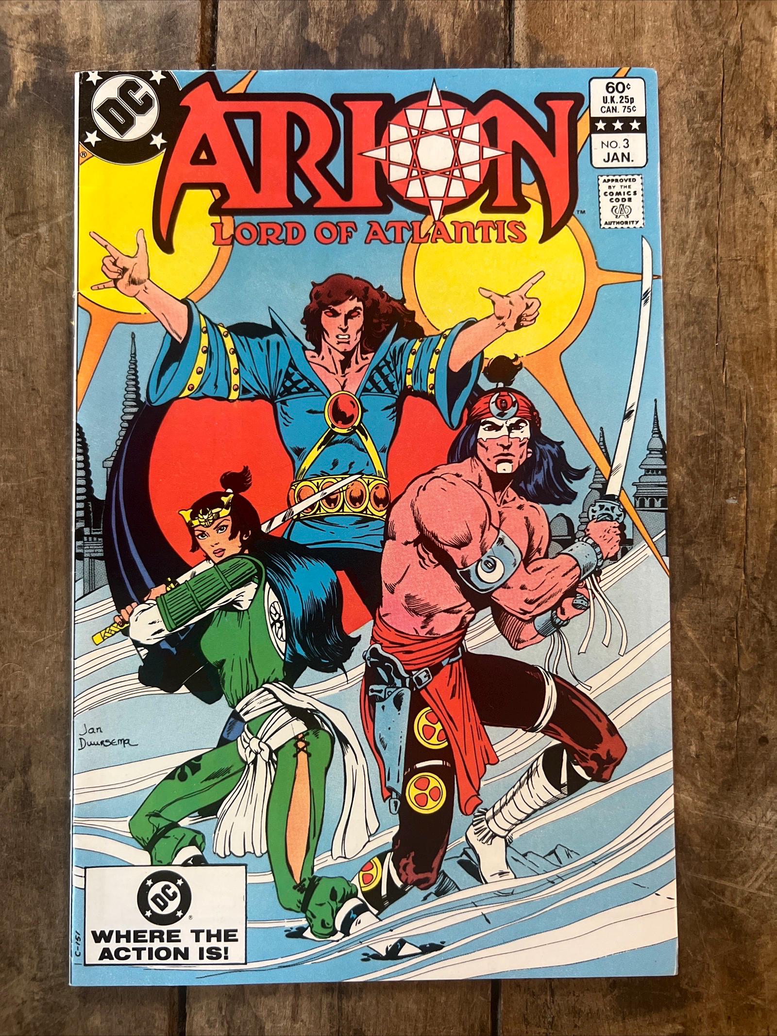 Arion, Lord of Atlantis #3 (1983) Volume 2 - DC Comics - Warner Communications Company