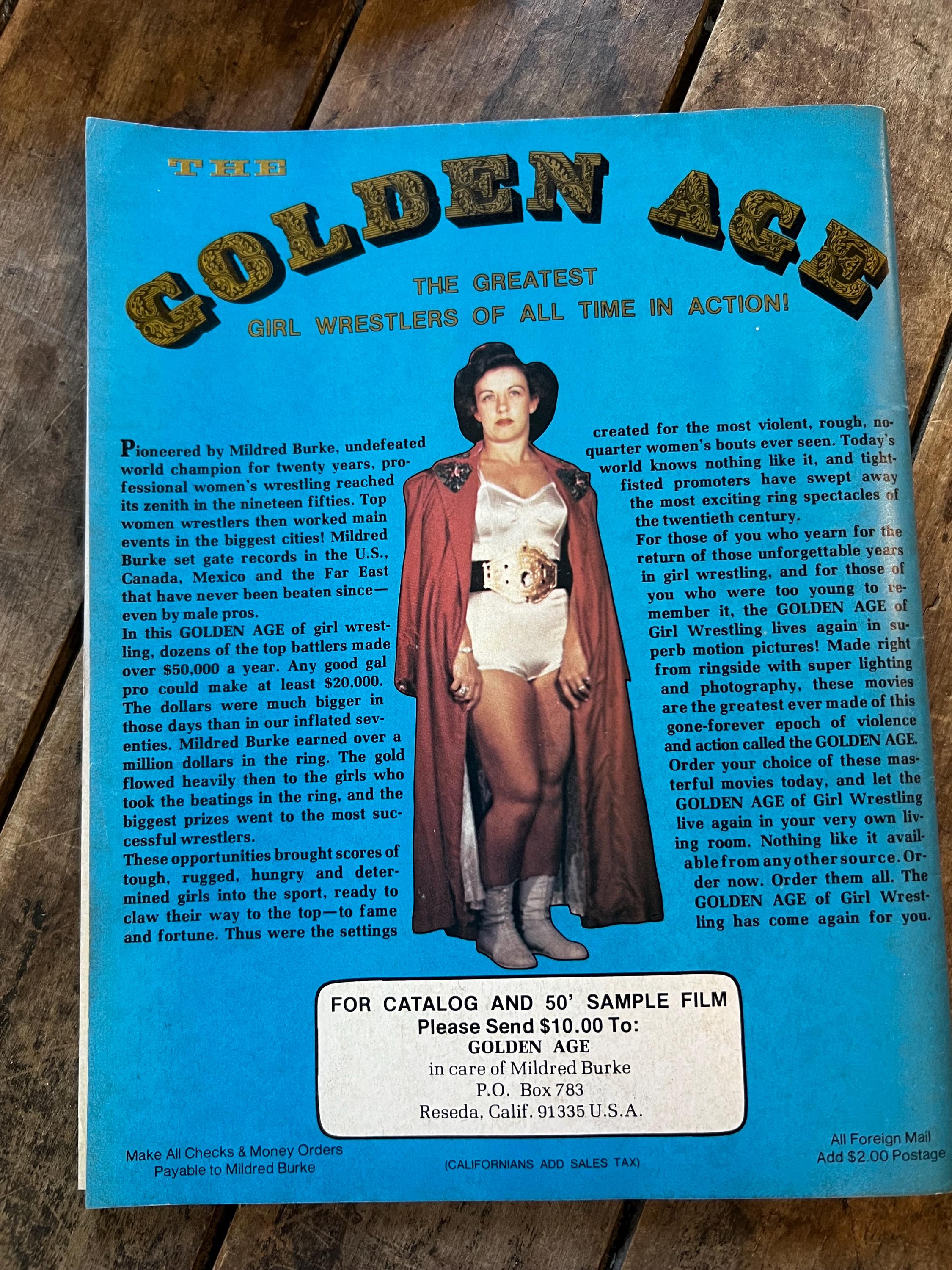 Vintage Wrestling Revue Magazine - February 1975 Issue - Pre WWF/WWE