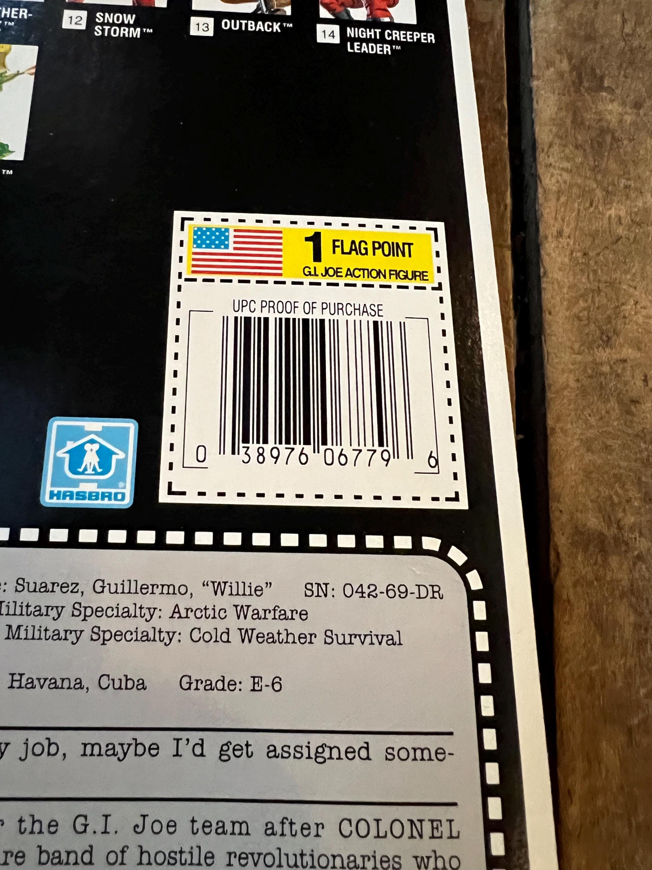 1993 GI Joe Snow Storm V2 Action Figure - Sealed Card