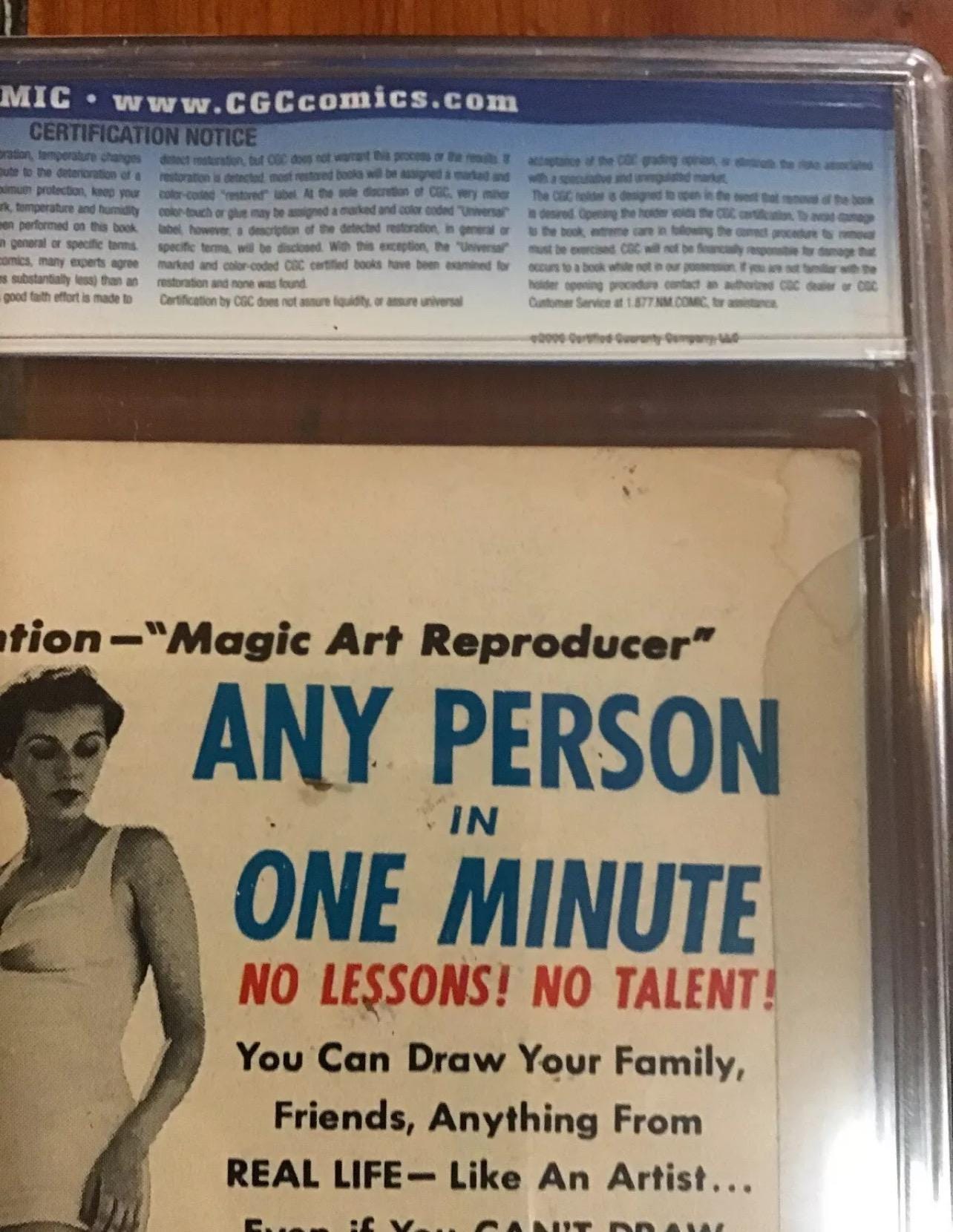 Vintage DC Comic: Tales of the Unexpected #72, CGC 4.5