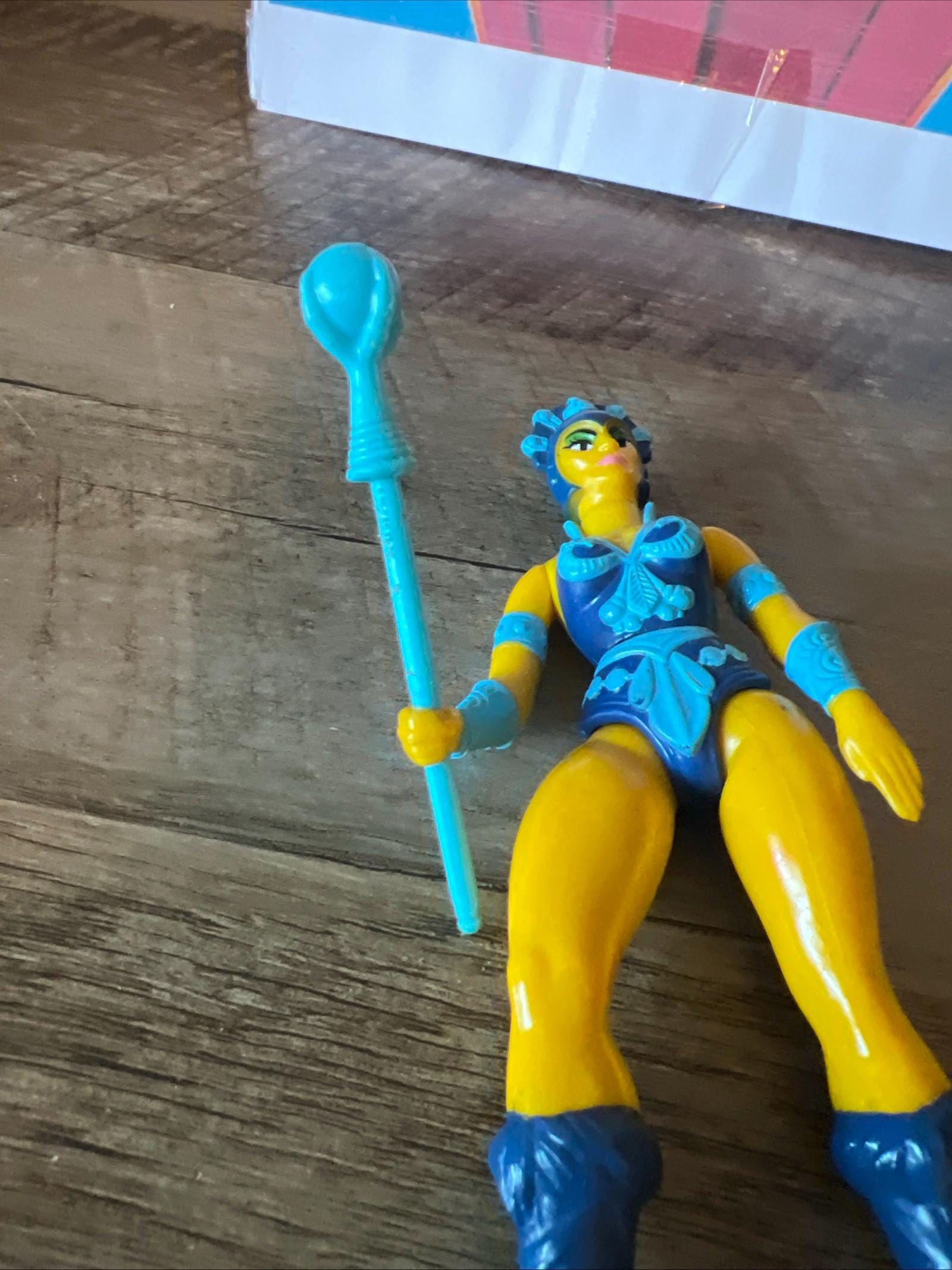 1983 Mattel - Masters Of The Universe - EVIL LYN Action Figure Complete with Wand - MOTU
