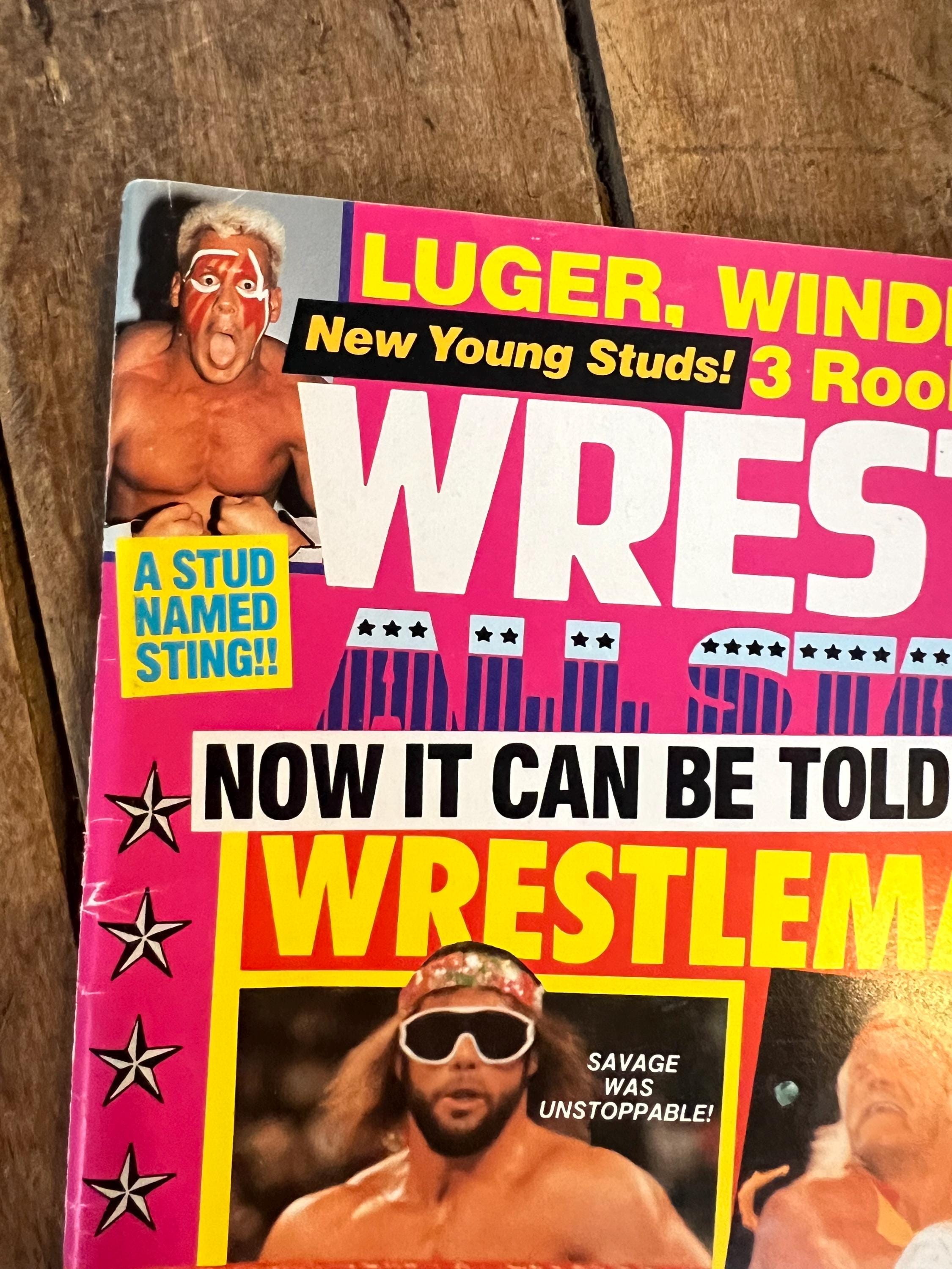 Wrestling All Stars Magazine  - August 1988 - WWF WWE - Hulk Hogan & Macho Man