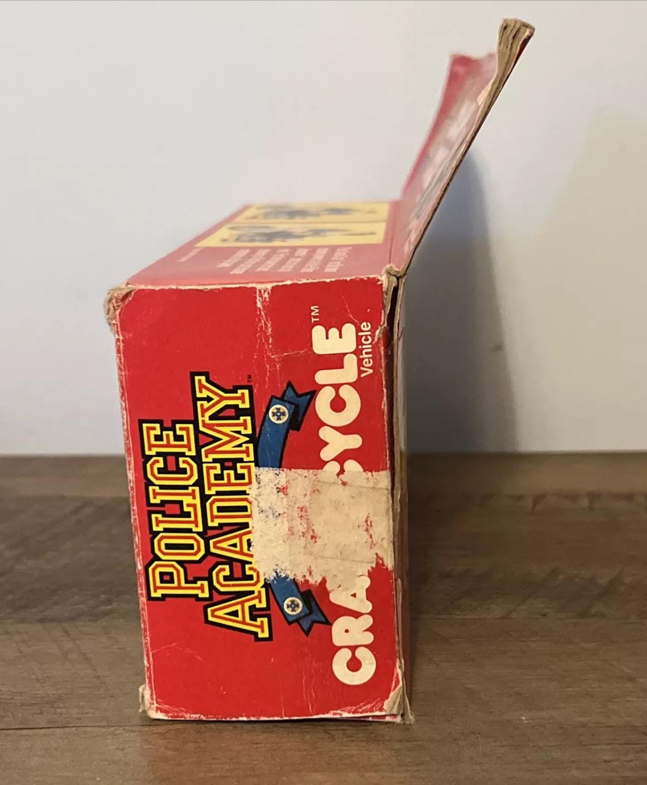 Vintage 1988 Kenner - POLICE ACADEMY Crash Cycle - Action Figure Vehicle - Original Box