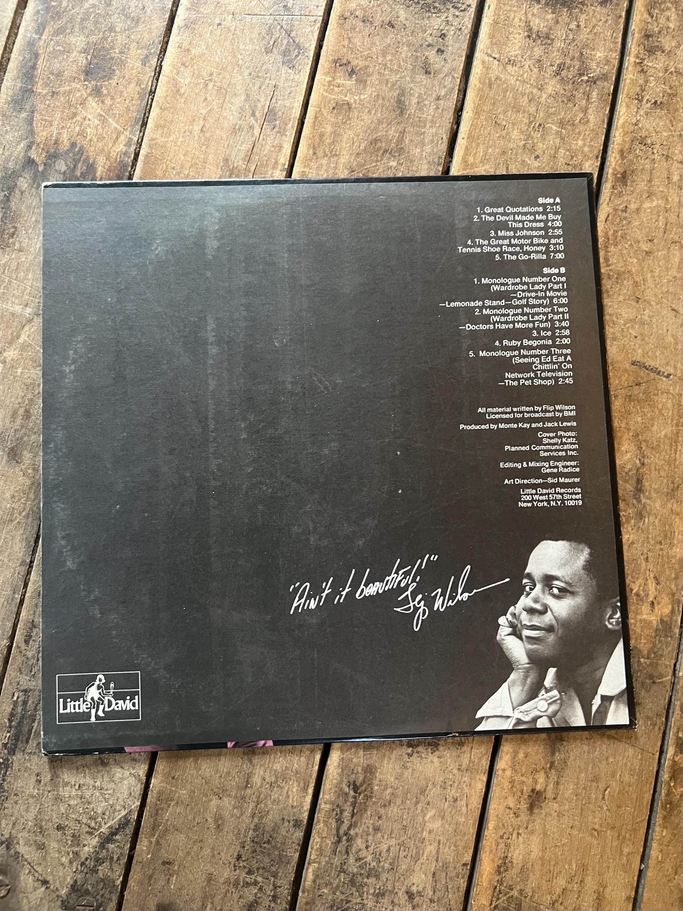 Vintage Flip Wilson Comedy Album: "The Devil Made Me Buy This Dress" LP