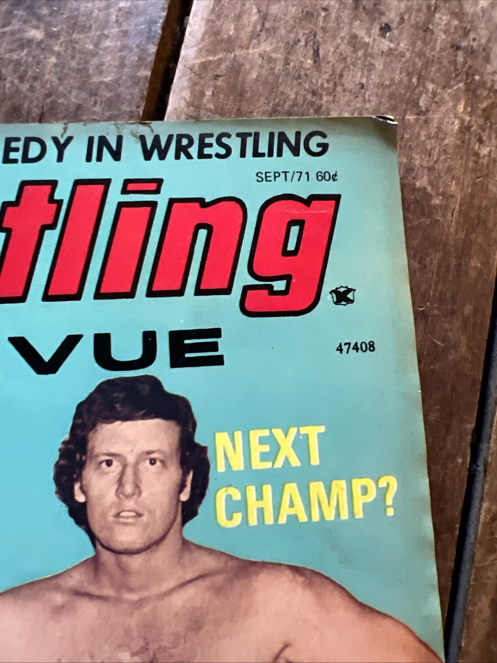 Wrestling Revue Magazine - September 1971 Issue - WWF / WWE - M&M Super Tag Team