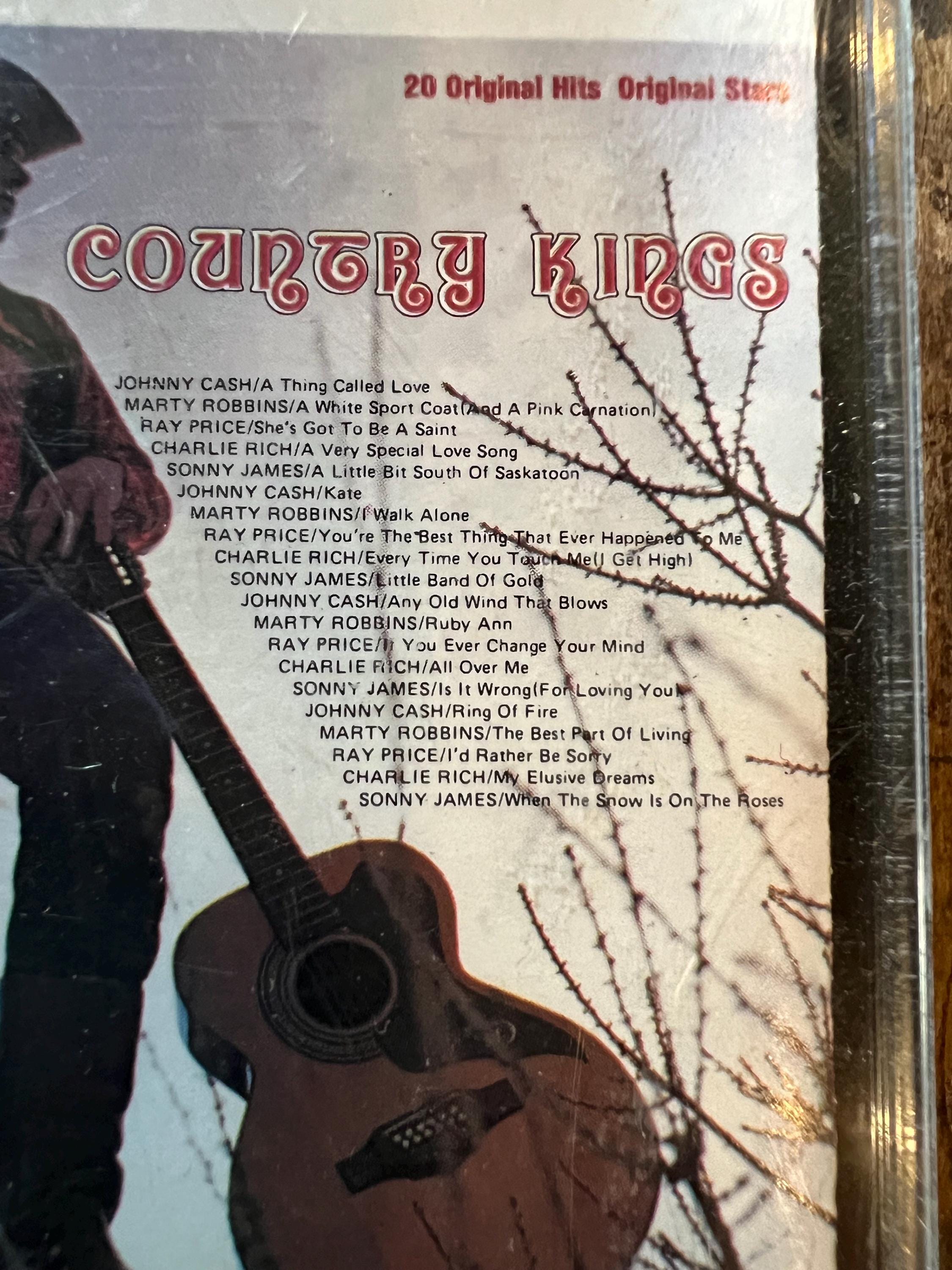 1976 Country Kings Cassette Tape - CBS Records