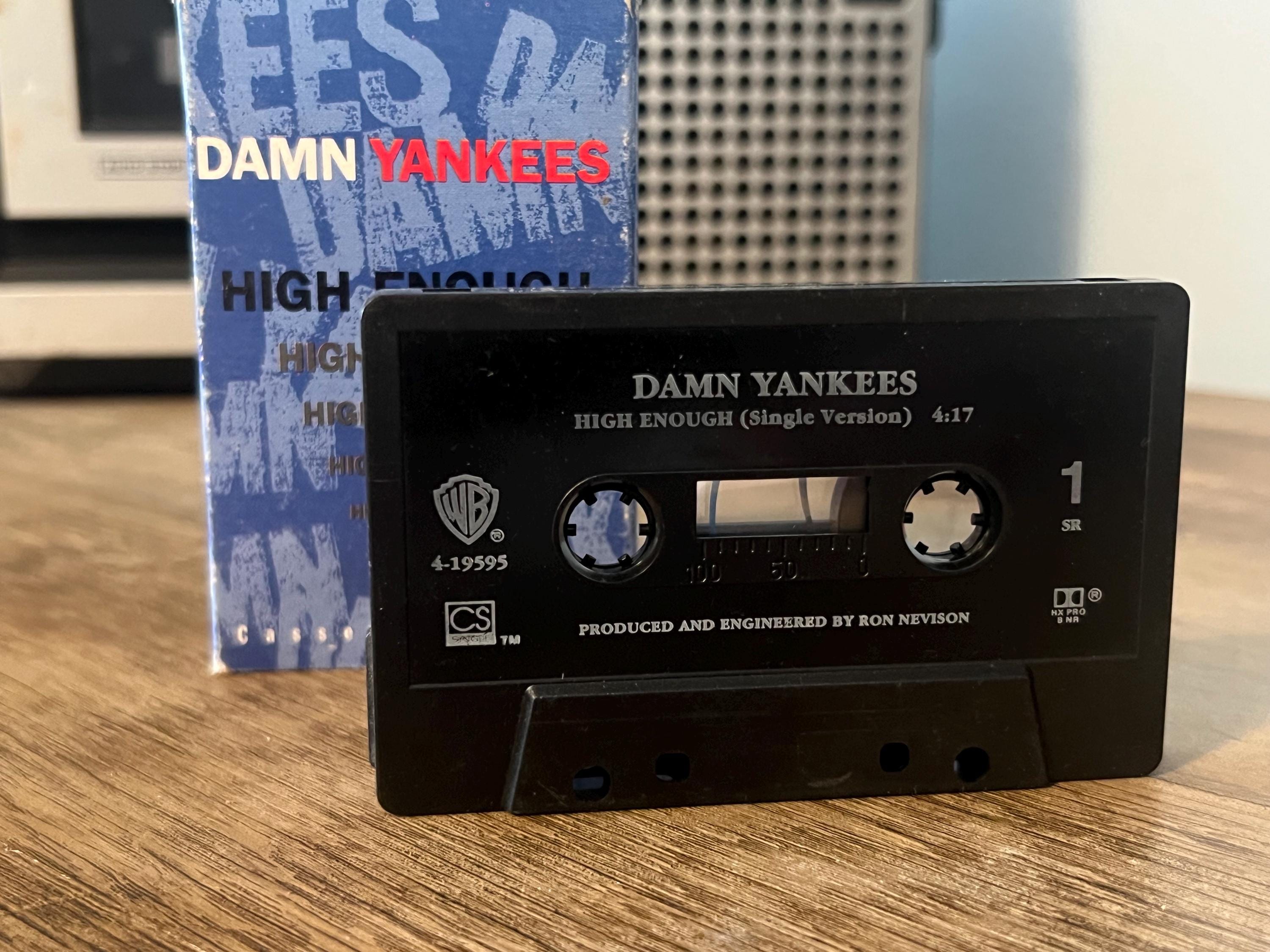 Vintage 1990 Damn Yankees "High Enough" Cassette Tape