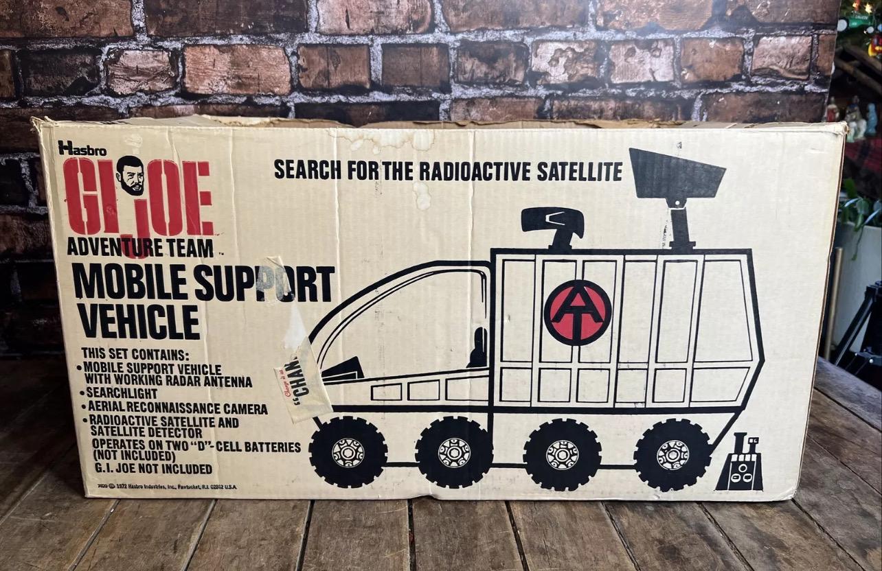 Vintage 1972 GI JOE Mobile Support Vehicle – Hasbro Adventure Team Set