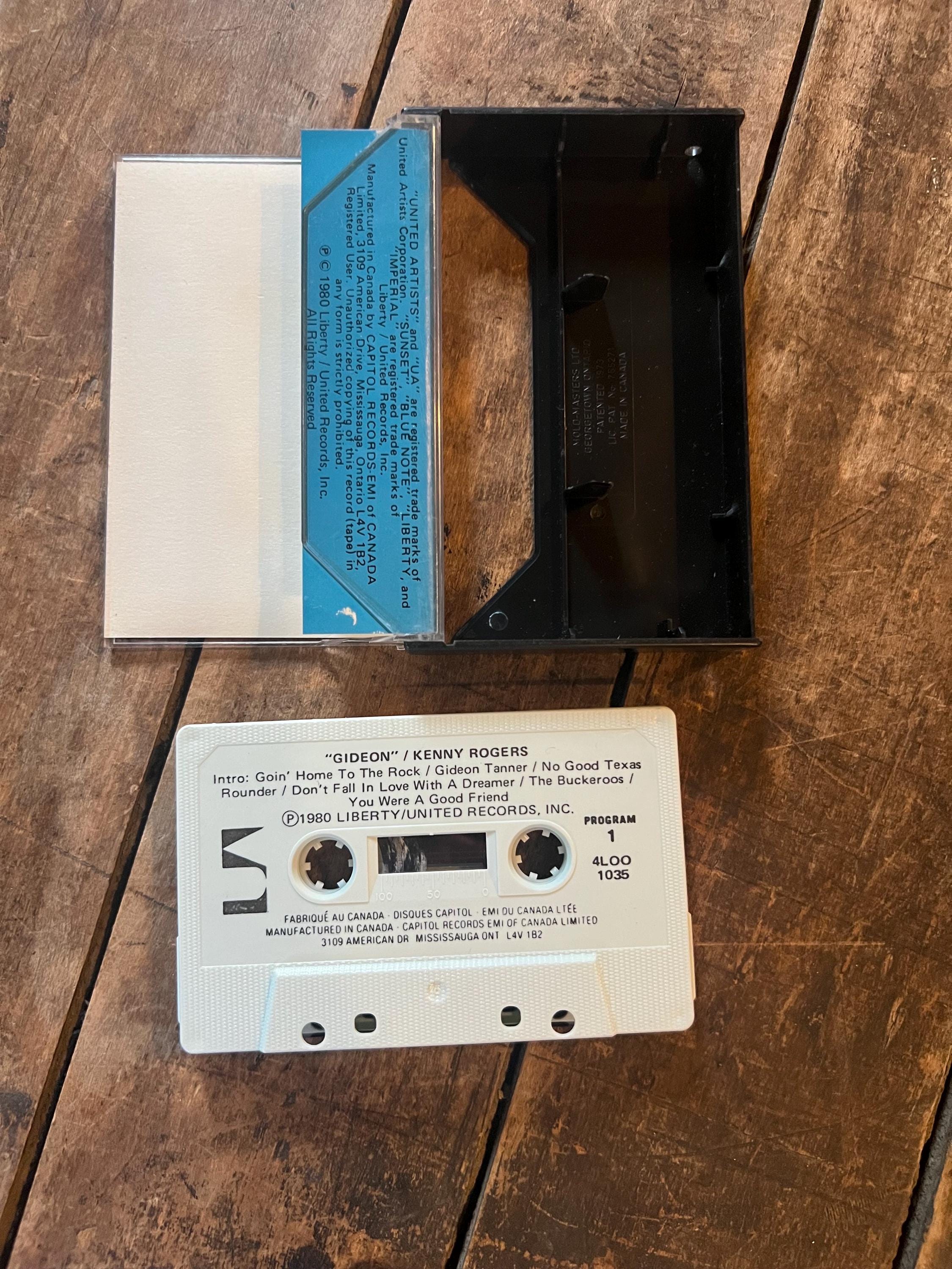 1980 Kenny Rogers  “Gideon” Cassette Tape - United Artists Records - Country