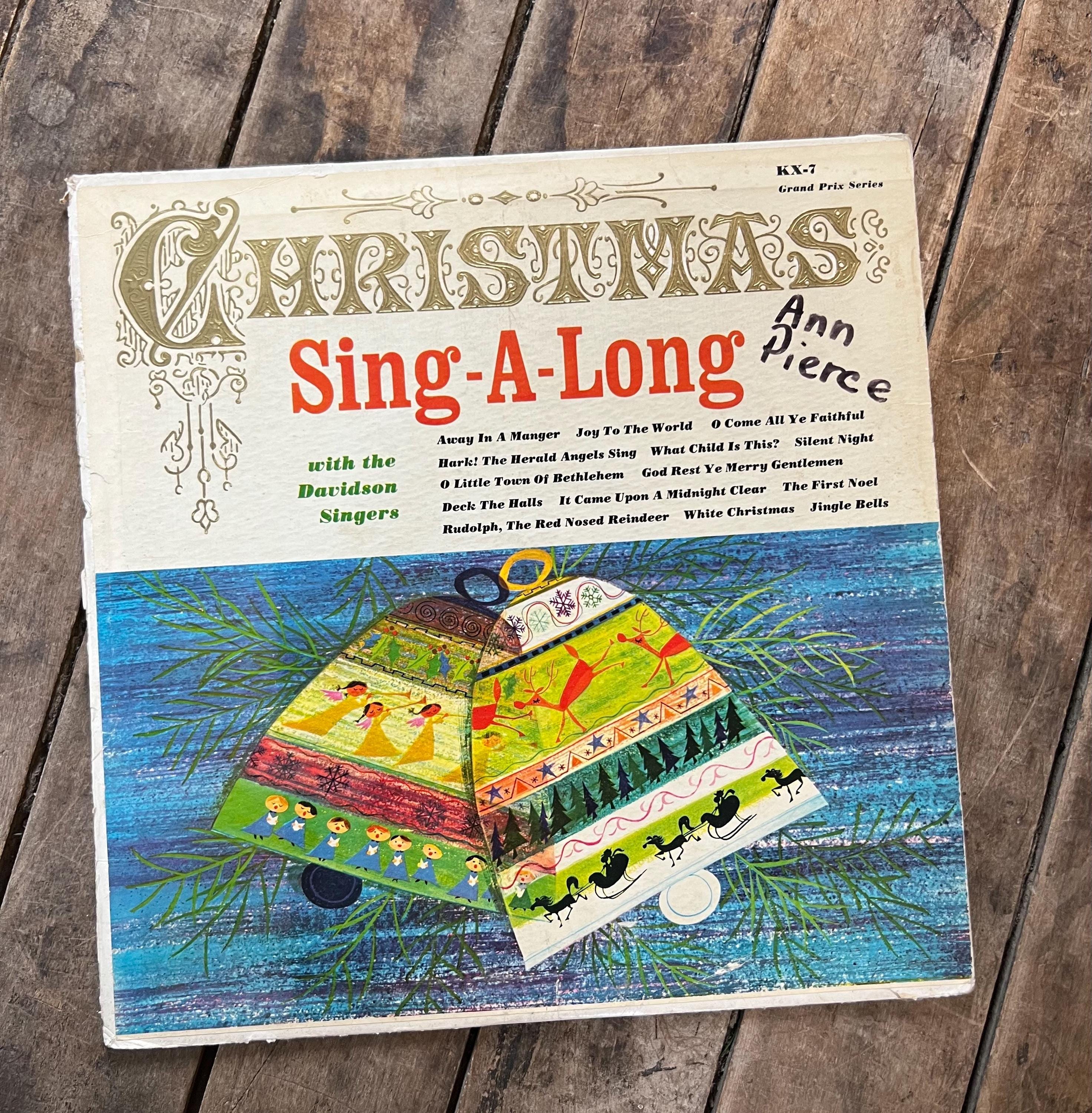 The Davidson Singers -Christmas Sing A Long- Grand Prix Records - LP Vinyl Album