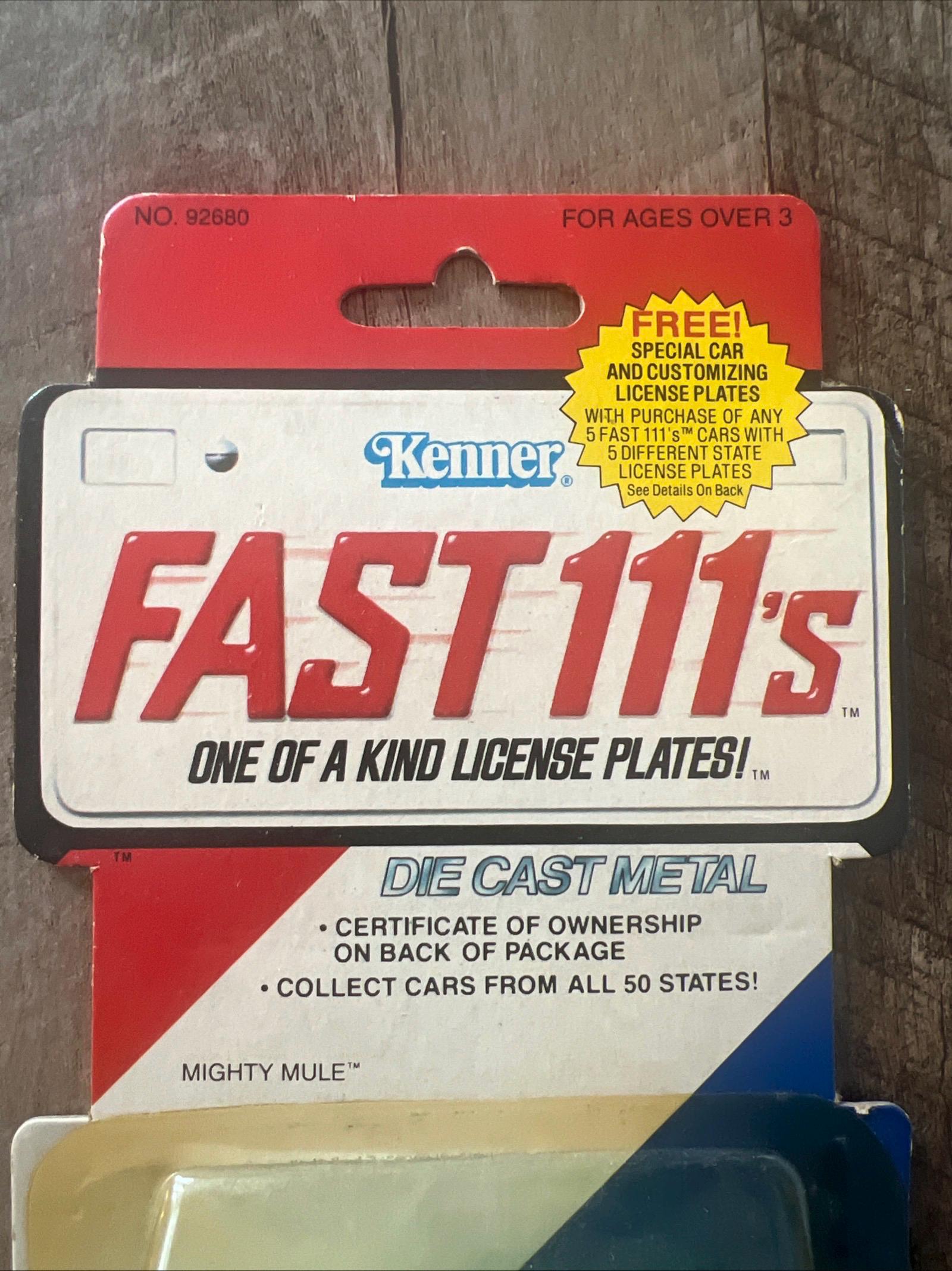 1981 Kenner FAST 111's Mighty Mule Die Cast SUV - Sealed on Card