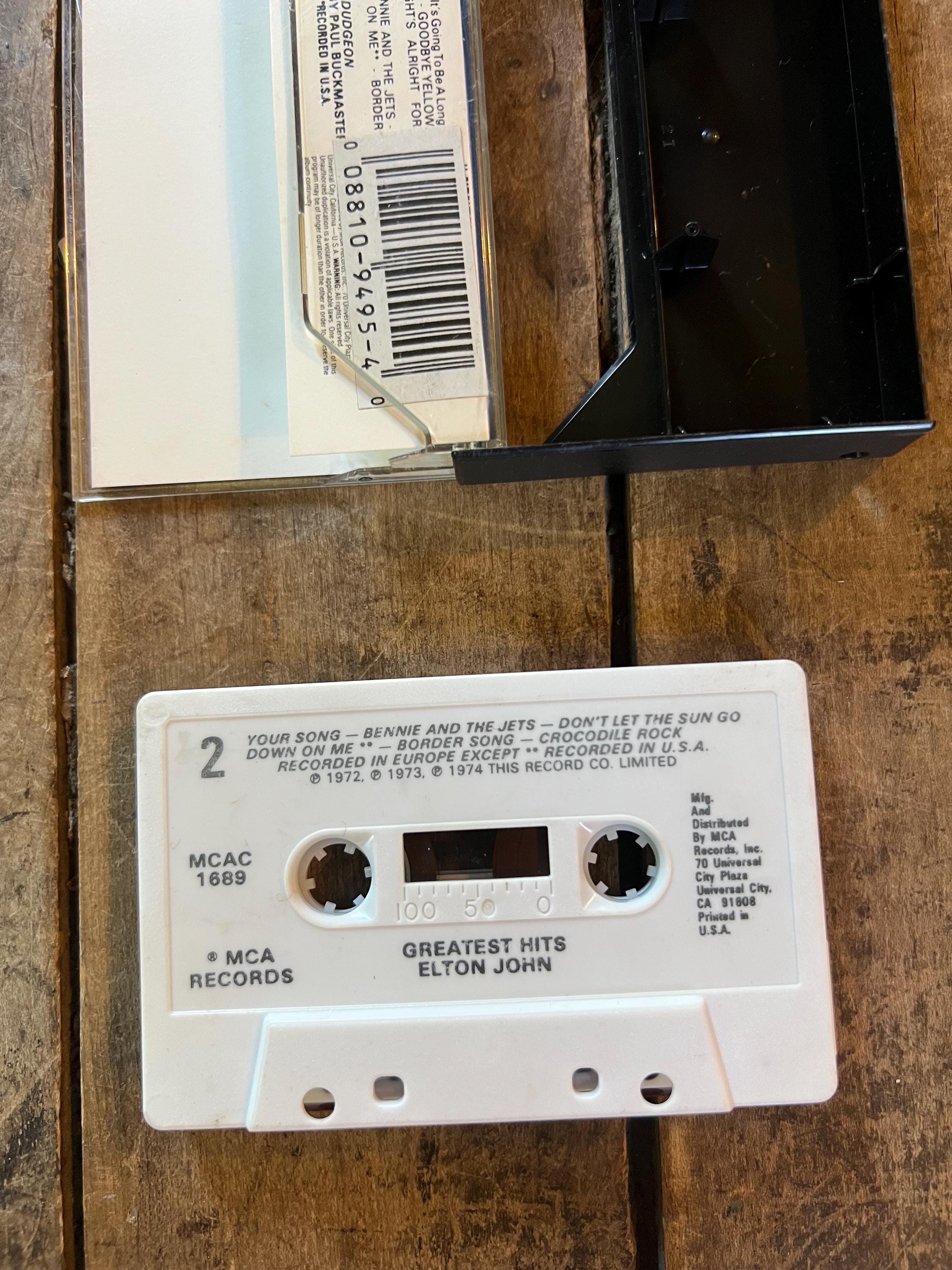 1974 Elton John's Greatest Hits Cassette Tape - MCA Records - Retro Rock & Pop