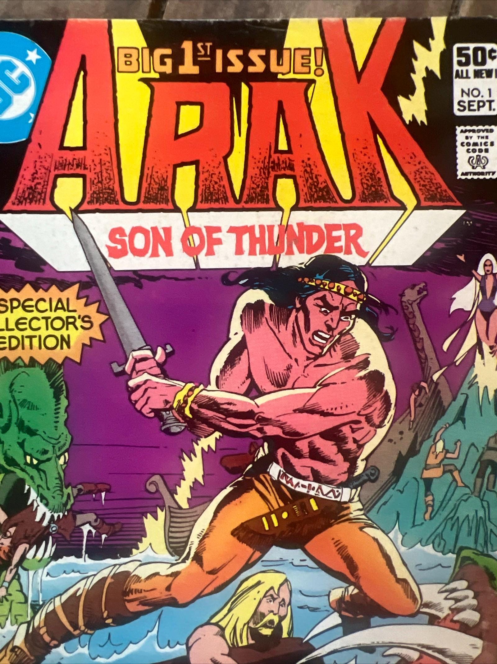 Arak, Son of Thunder #1 (1981) Newsstand Edition - DC Comics - Big 1st Issue