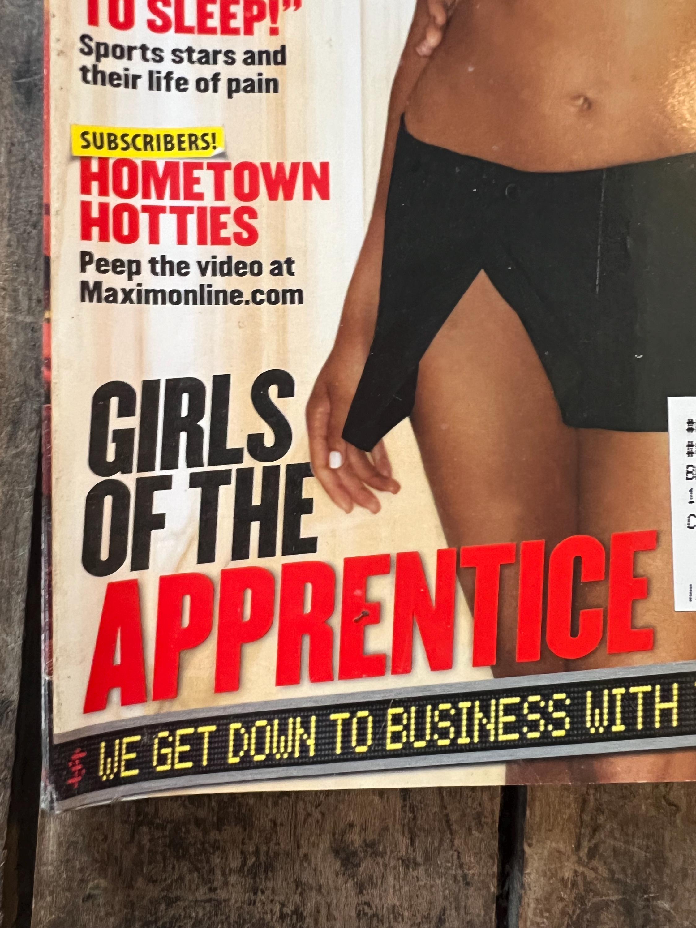 MAXIM Magazine For Men - December 2004 Issue - The Girls Of The Apprentice Cover