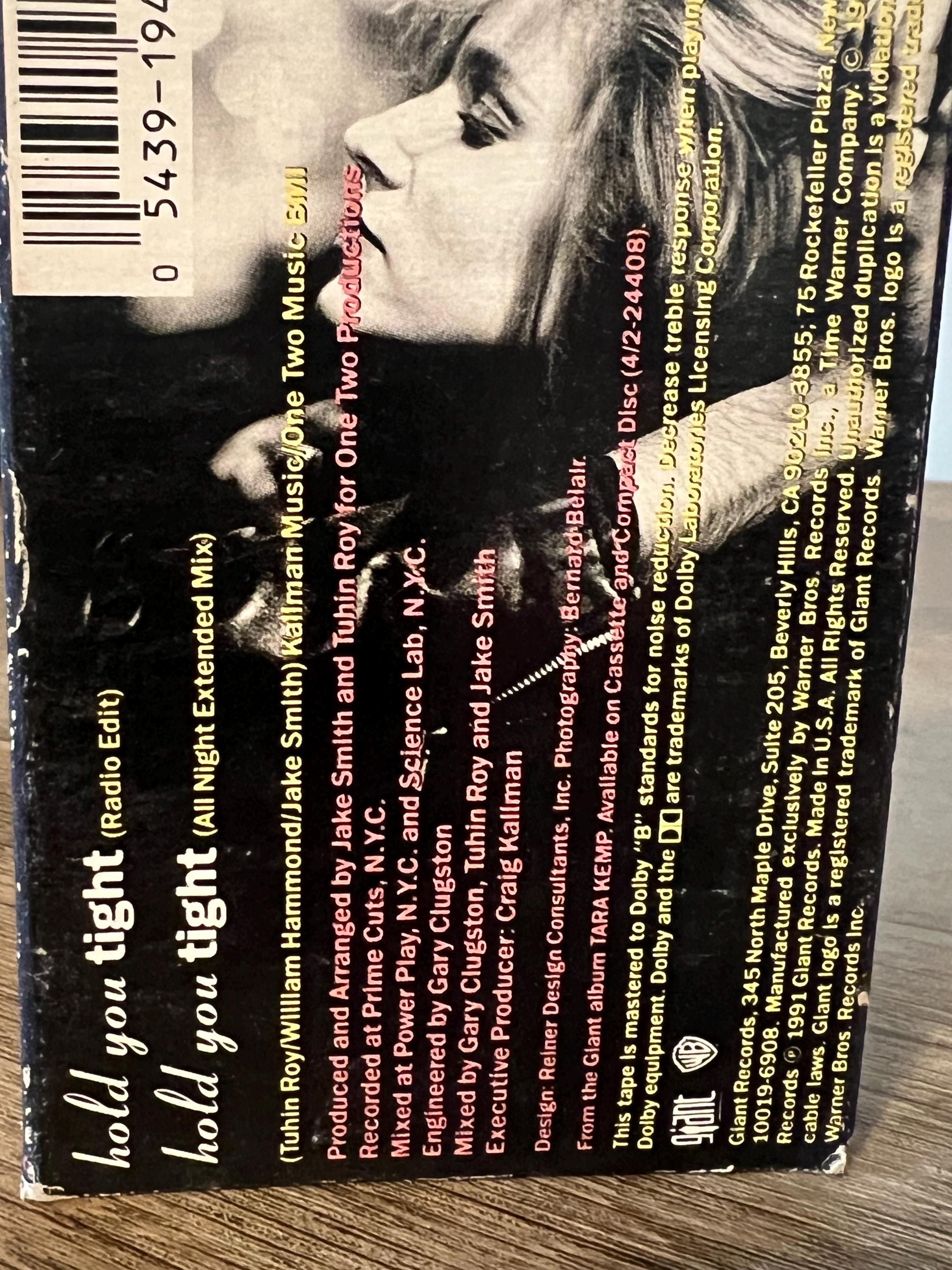 Vintage 1991 Tara Kemp "Hold You Tight" Cassette Tape Single