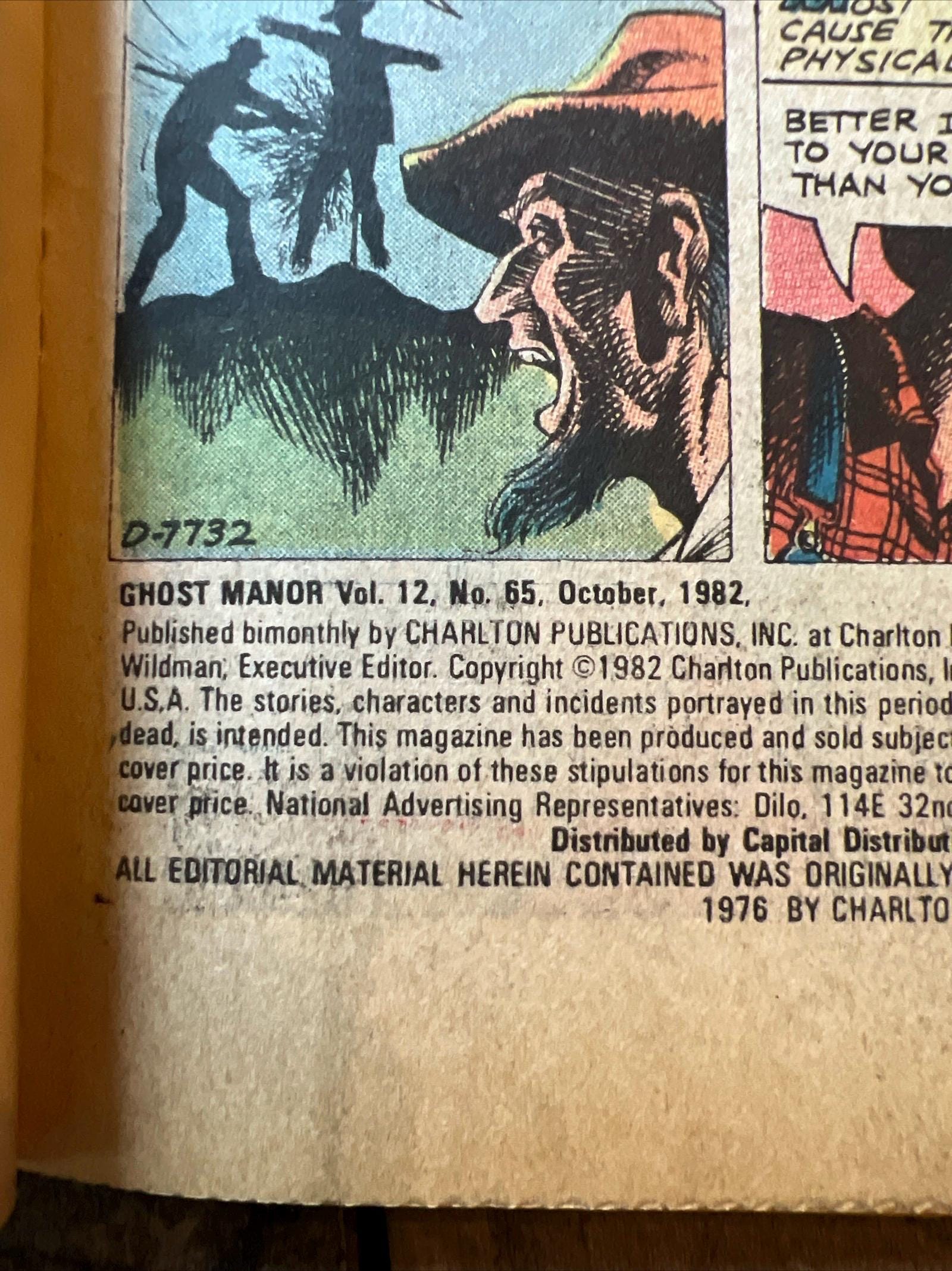 Ghost Manor #65 (1982) Newsstand Edition - Charlton Comics Group