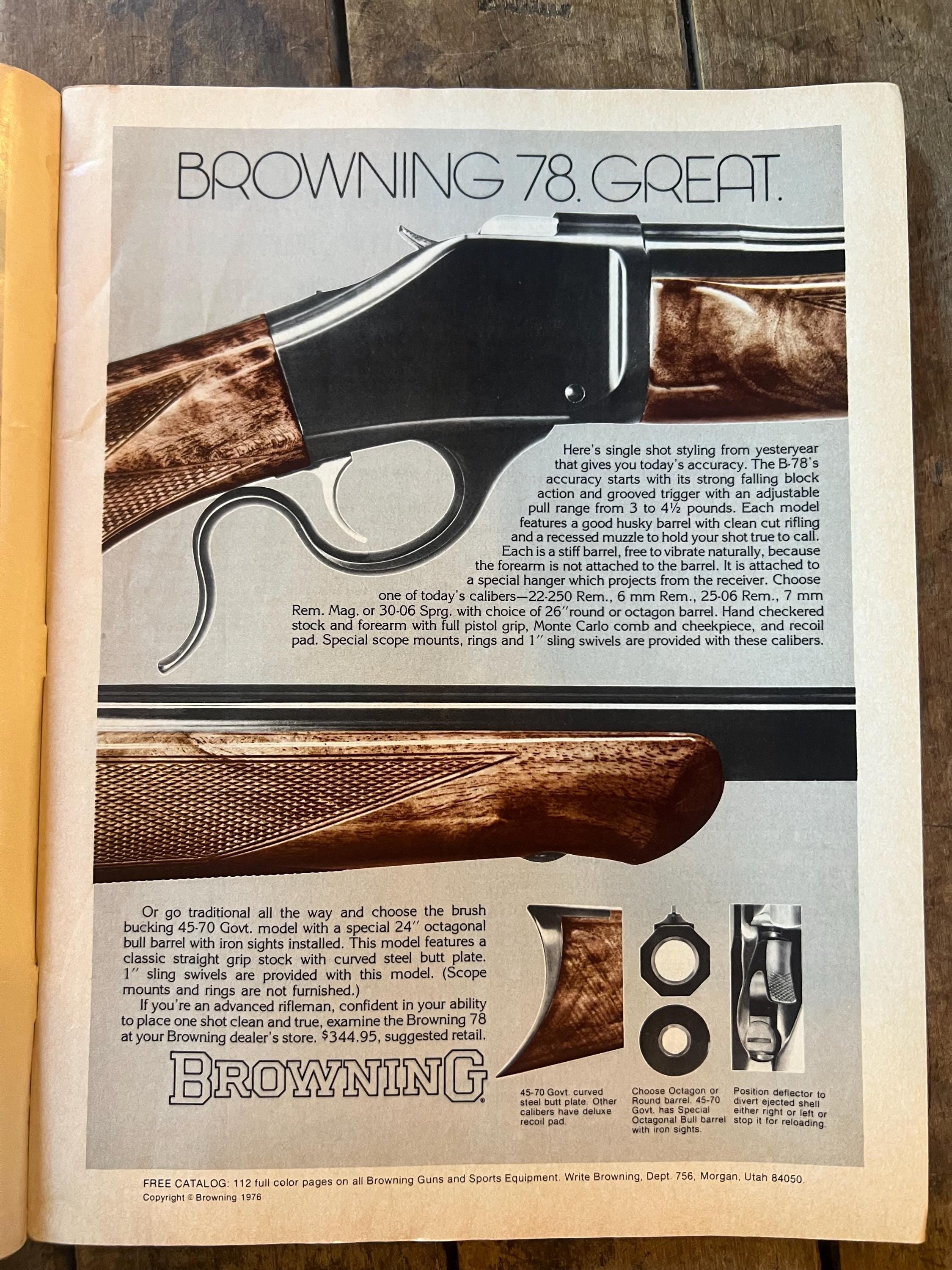 Vintage 1976 American Rifleman Magazine: July Bicentennial Issue