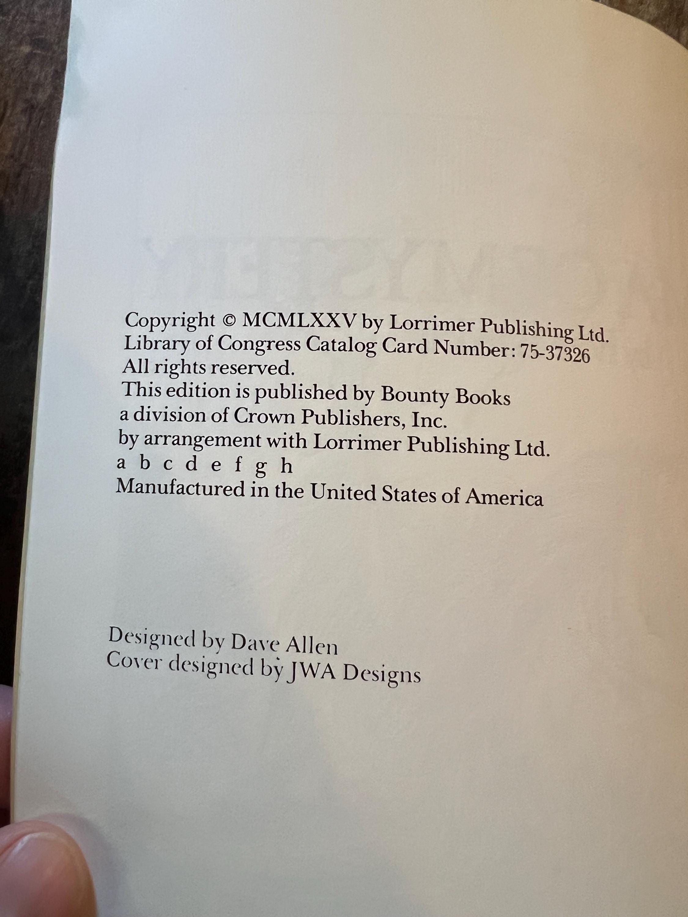 1975 Cinema Of Mystery by Rose London - Paperback Book from Bounty Books