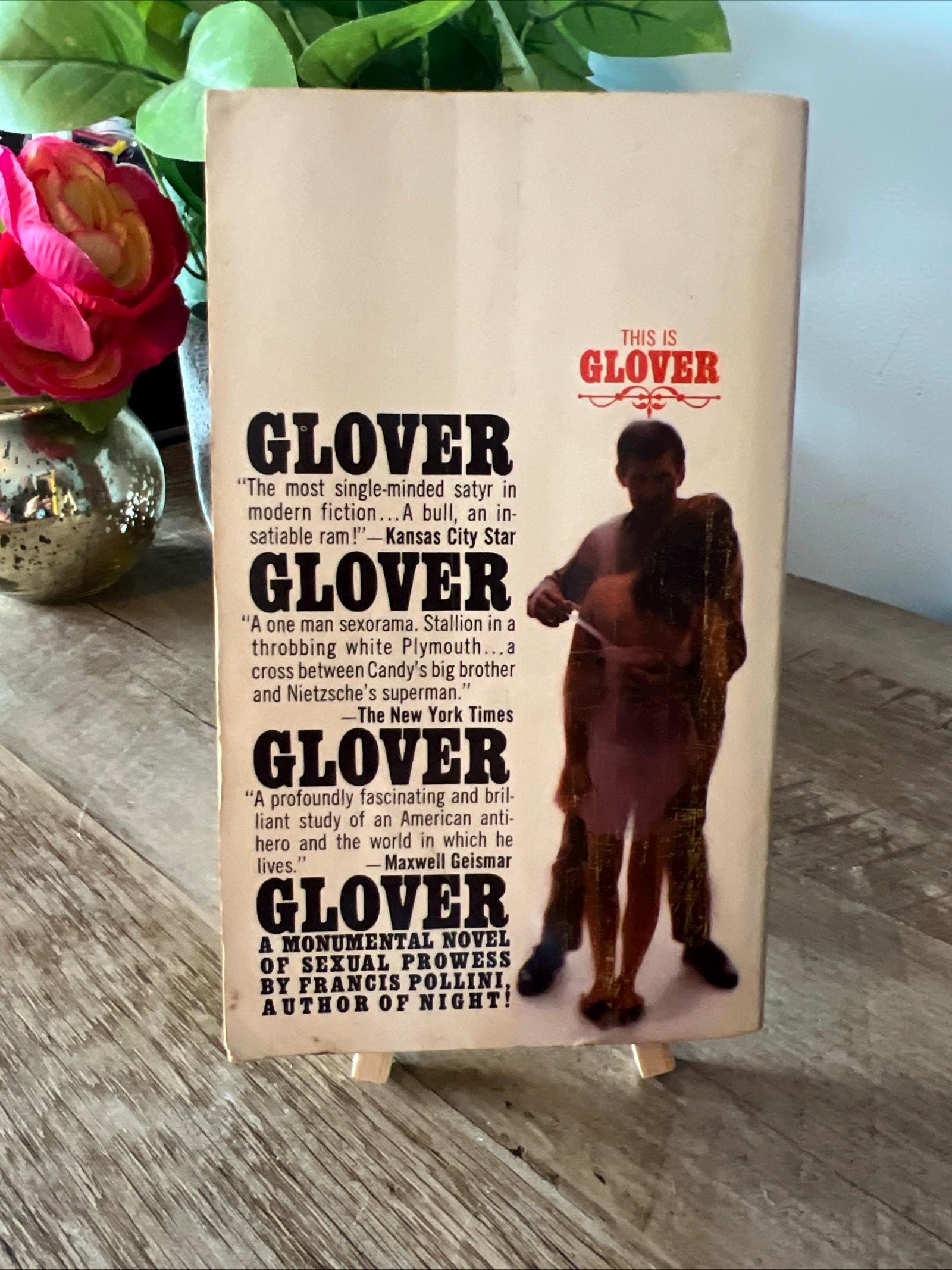 Glover by Francis Pollini ( 1966 Bantam Books Paperback)