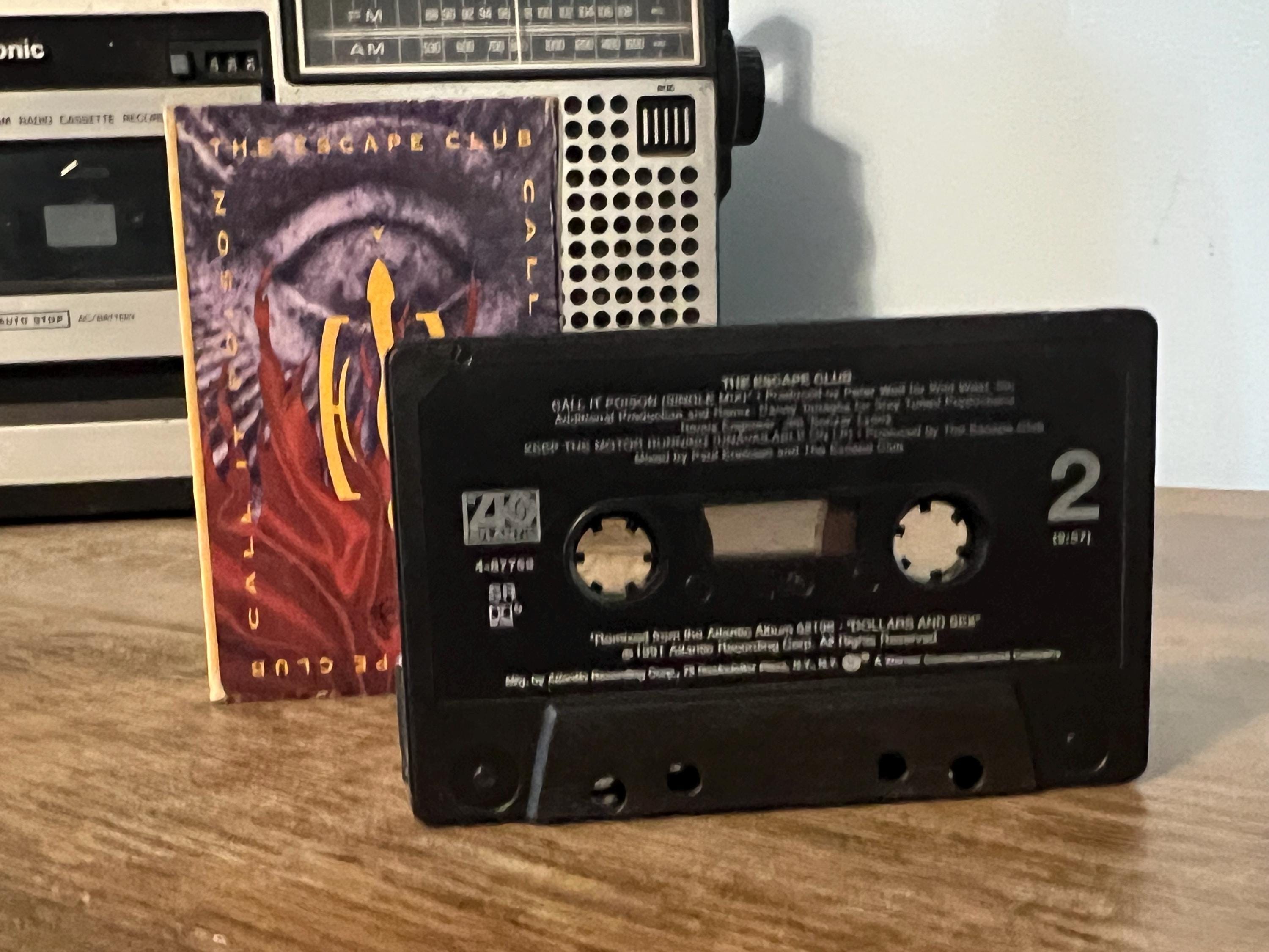 Vintage 1991 The Escape Club Cassette Tape: "Call it Poison"