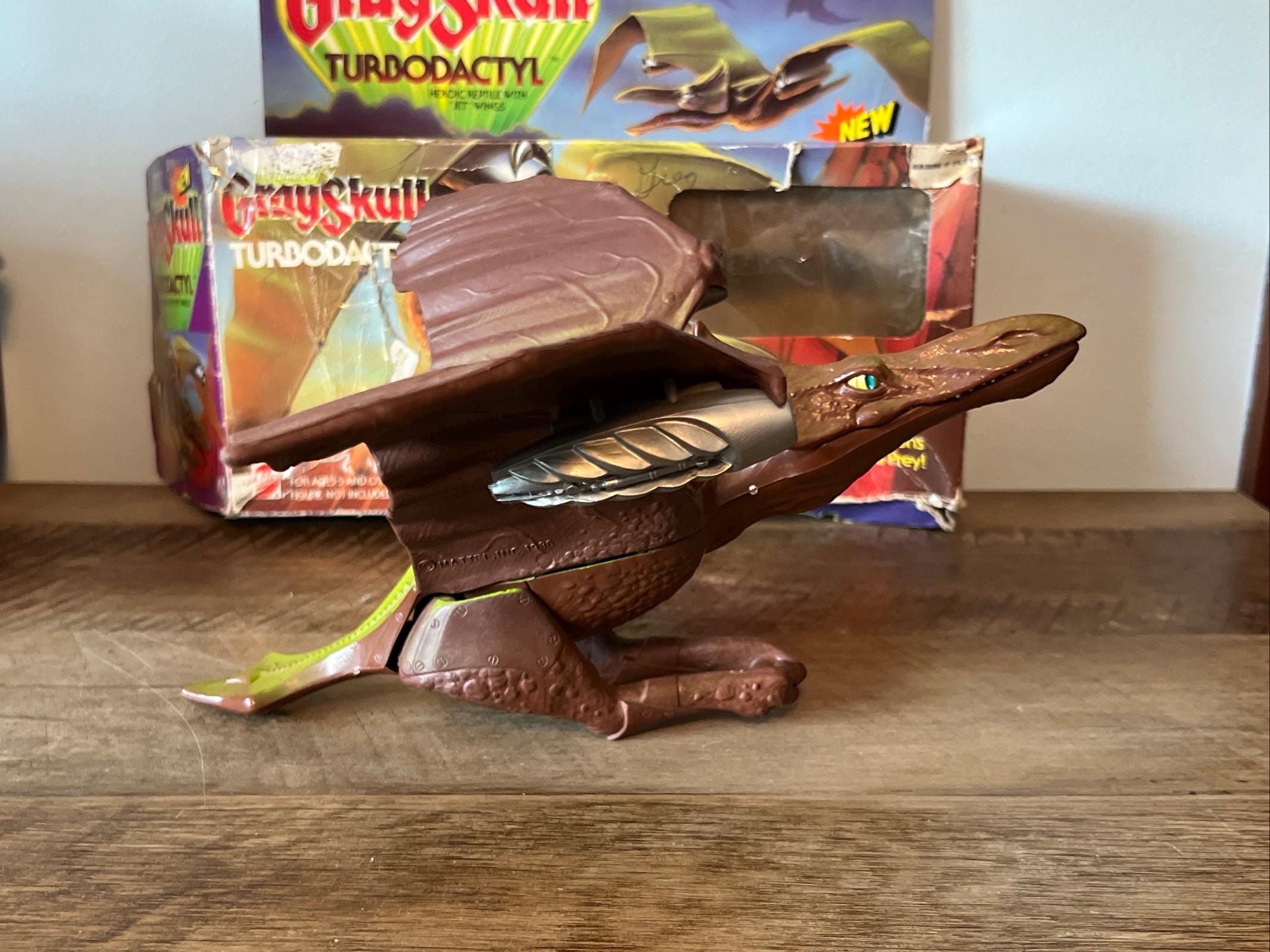 1986 He-Man Turbodactyl: Masters of the Universe - Grayskull (Original Box) RARE