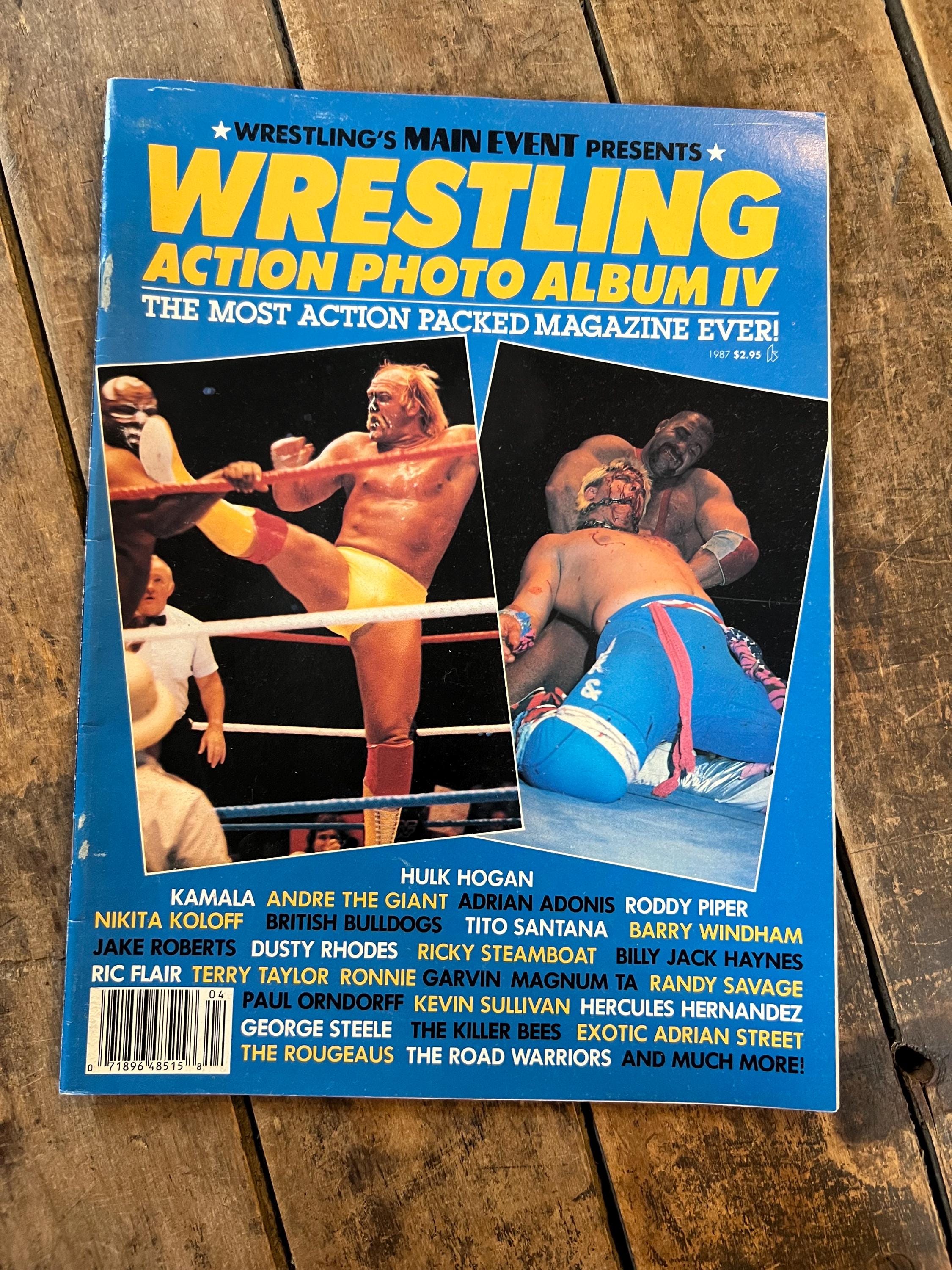 1987 Wrestling Main Event - Wrestling Action Photo Album Magazine  - WWF / WWE