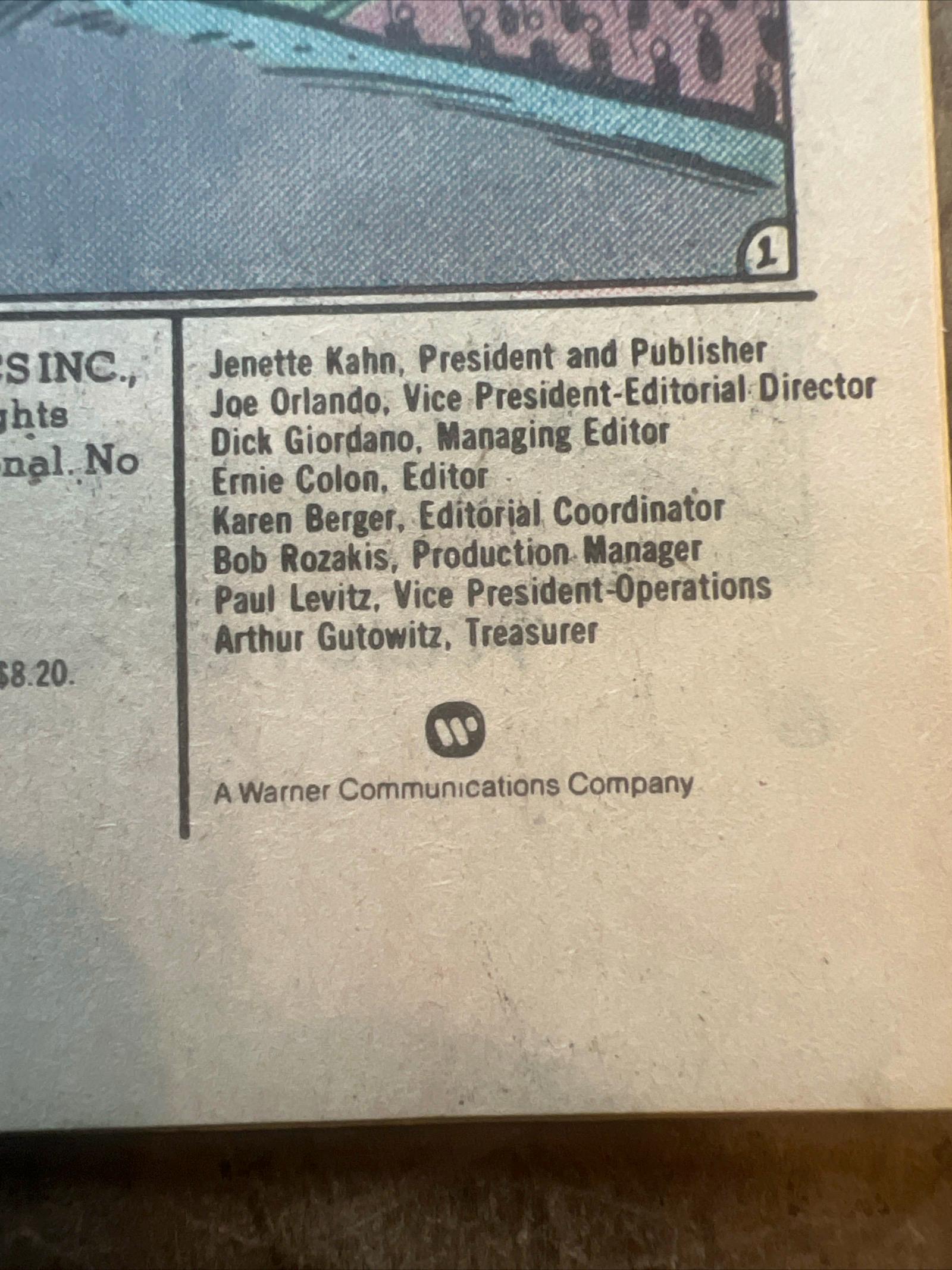 Arion, Lord of Atlantis #3 (1983) Volume 2 - DC Comics - Warner Communications Company