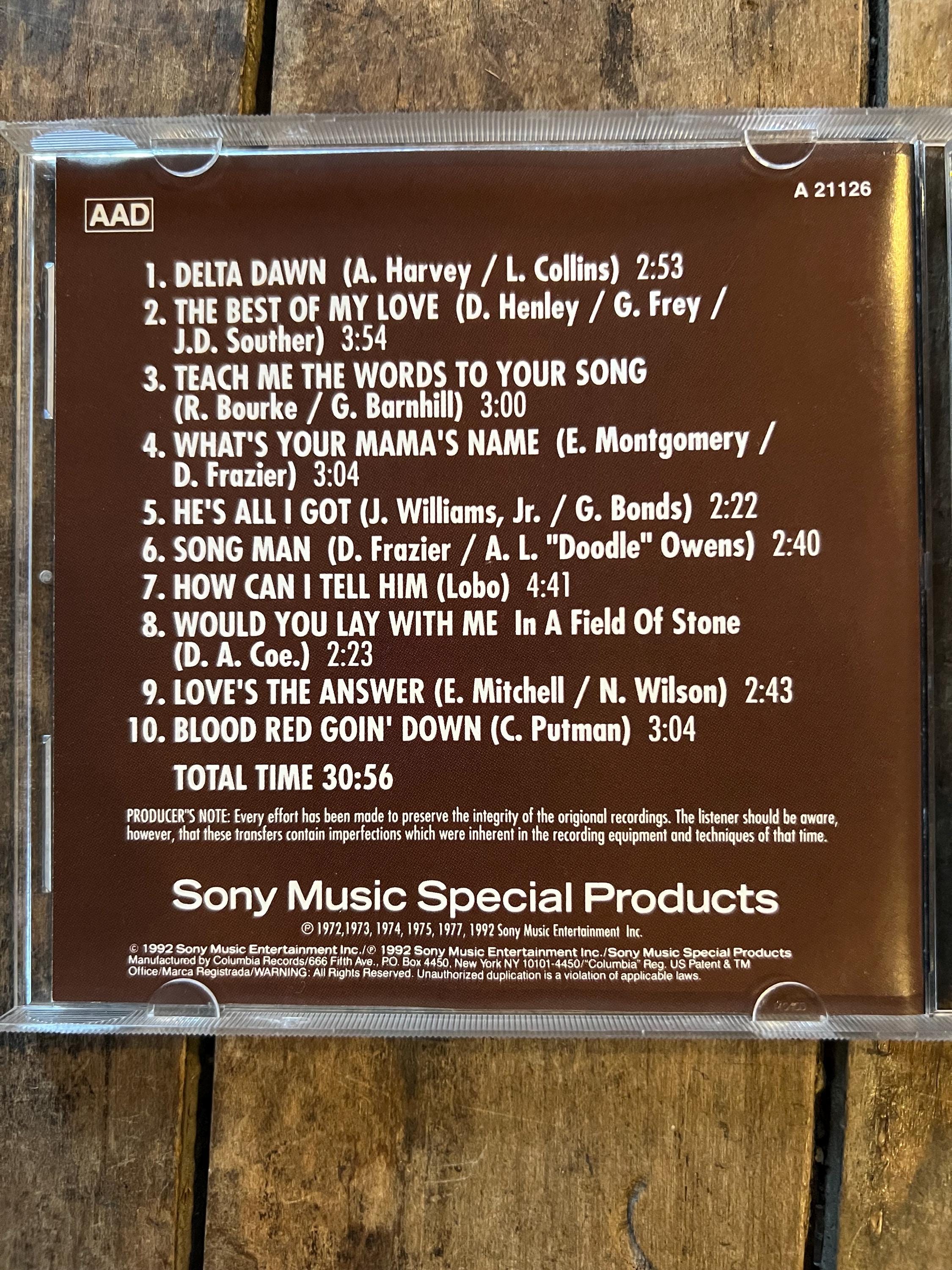 Tanya Tucker “The Best of My Love” CD - 1992 Sony Music Records
