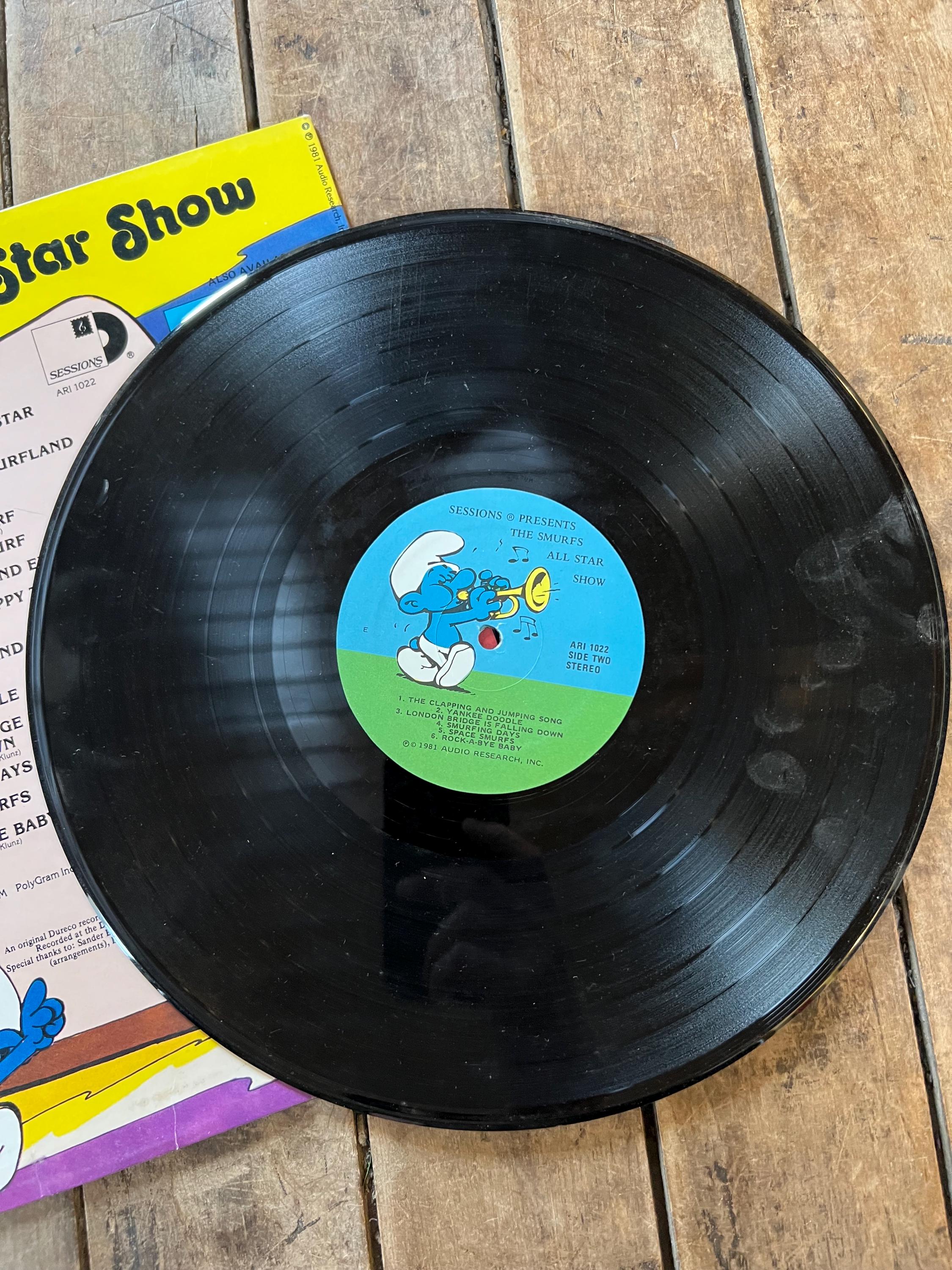 The Smurfs All Star Show - 1981 Sessions Records - LP Vinyl Album