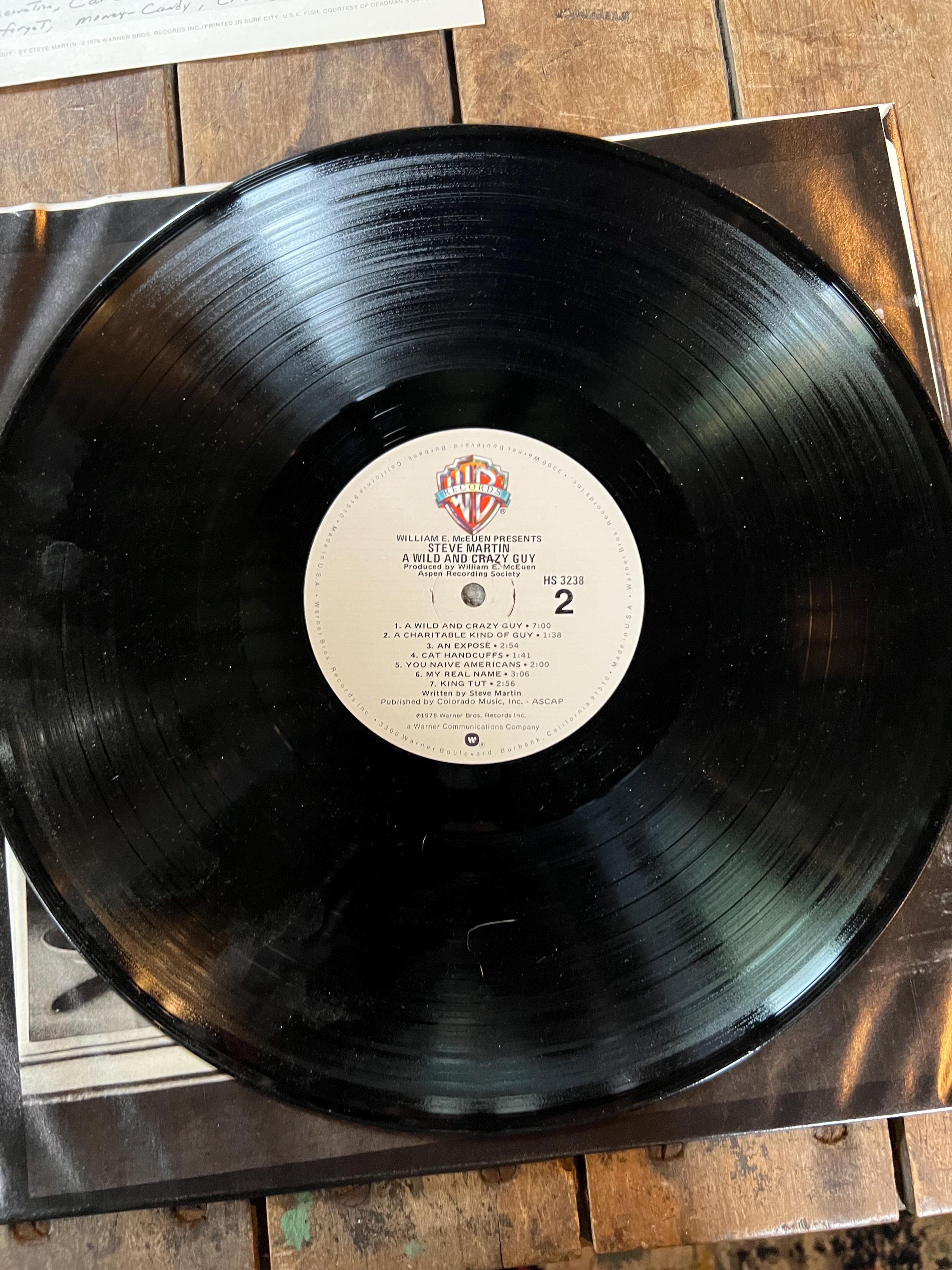 Steve Martin - Wild and Crazy Guy LP - 1978 Warner Bros. Vinyl Record