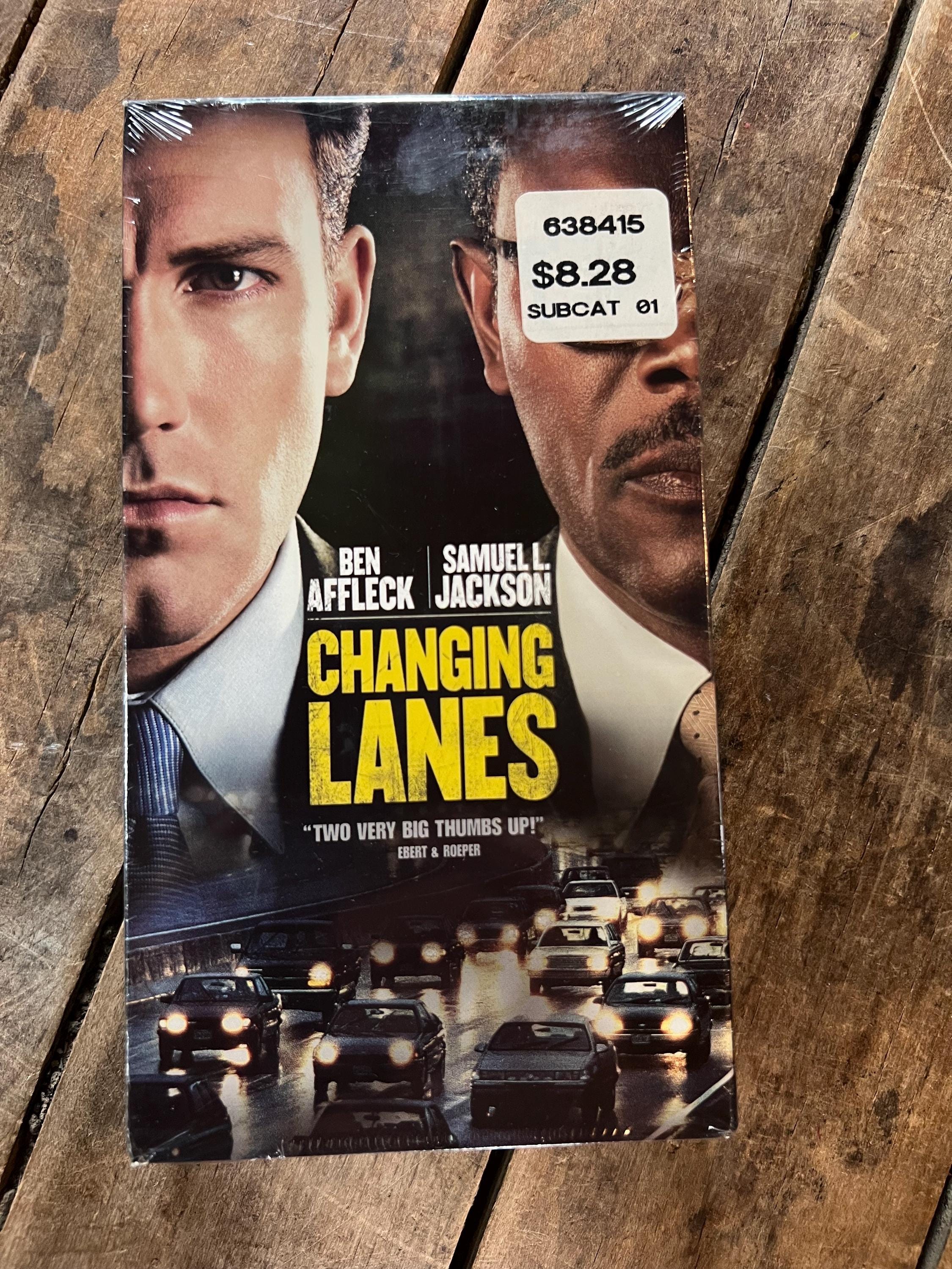 Changing Lanes - VHS Movie NOS Sealed - Starring Ben Affleck & Samuel L. Jackson