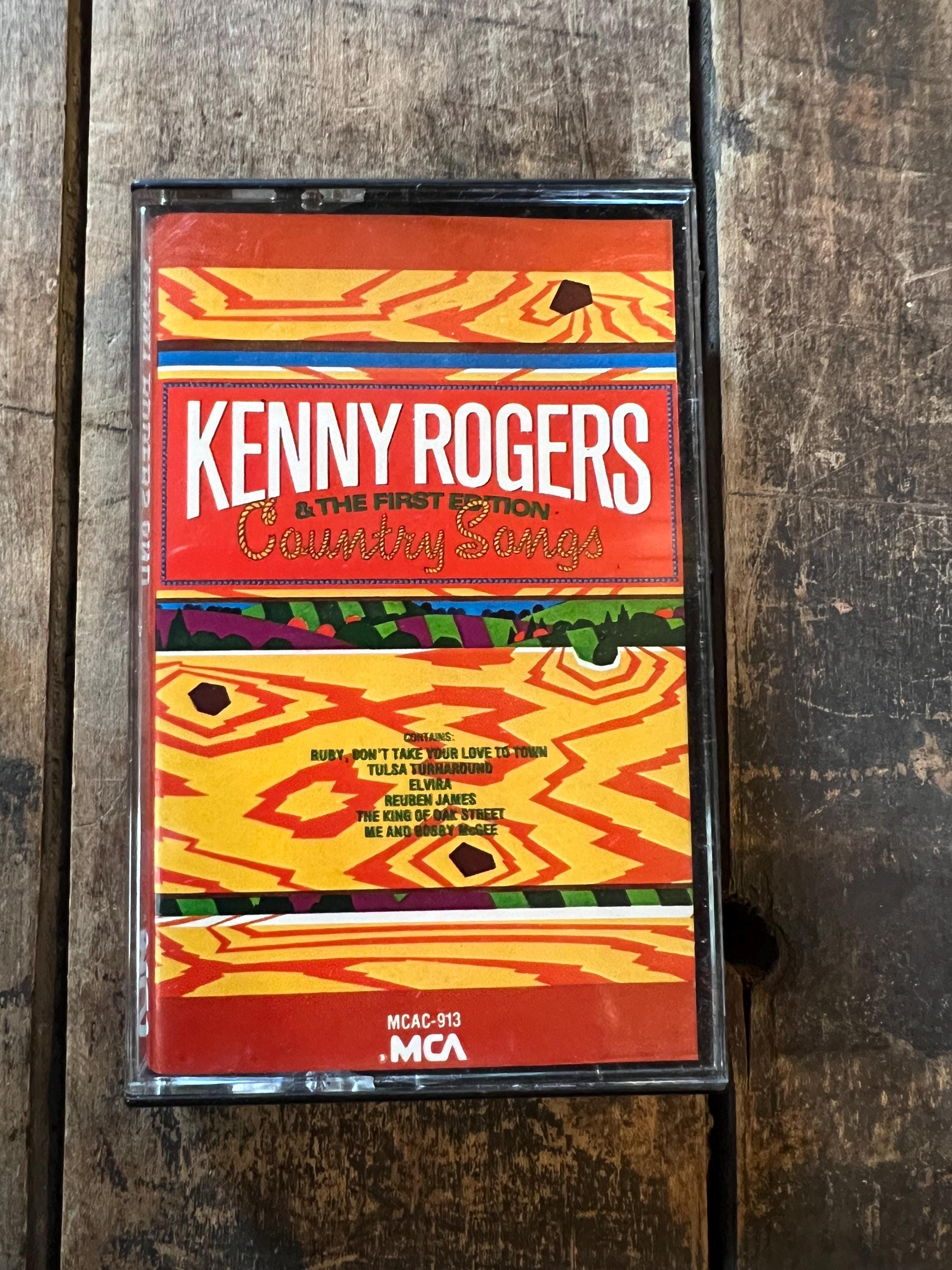 1984 Kenny Rogers & The First Edition Country Songa Cassette Tape - MCA Records