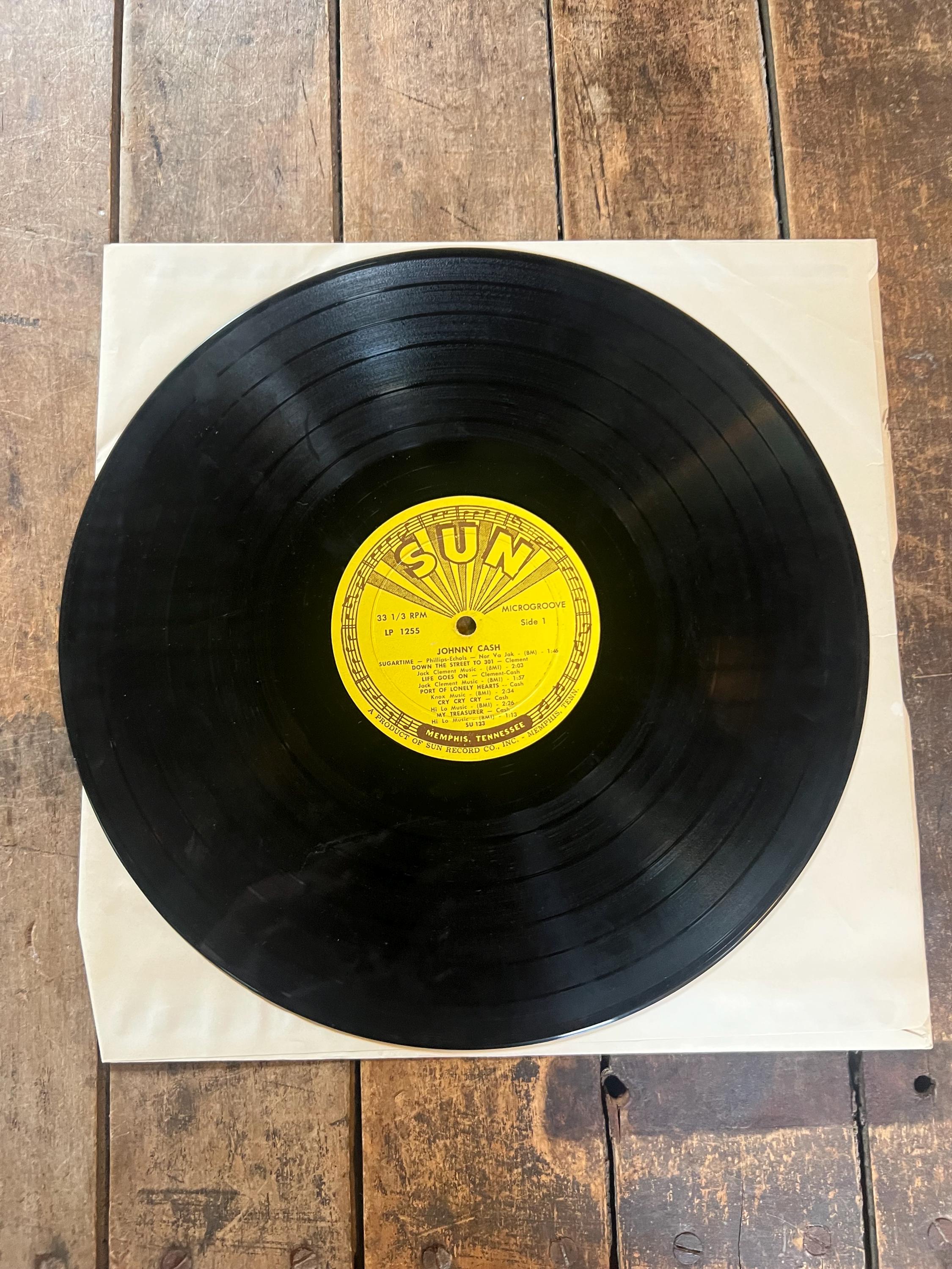 Johnny Cash “Now Here’s Johnny Cash” - Retro Vinyl  - 1961 Original LP Record - Sun Records - Country