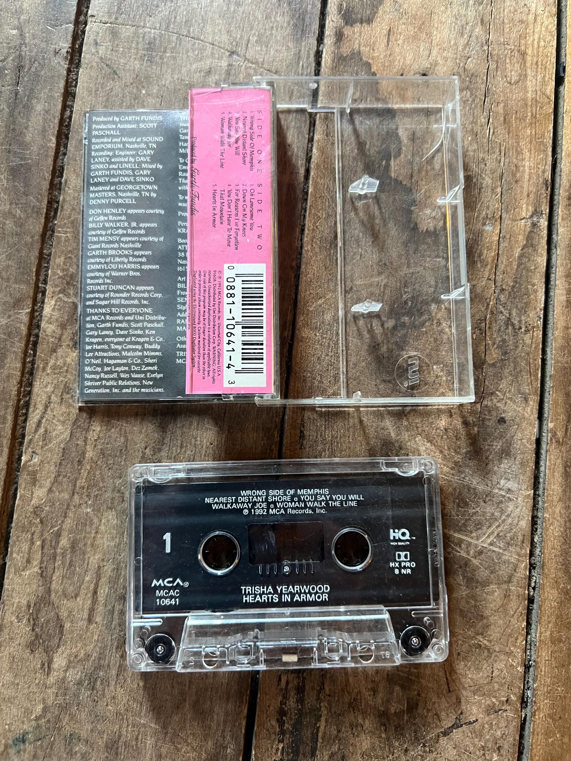 1992 Trisha Yearwood "Hearts in Armor" Cassette Tape - Retro Country Music