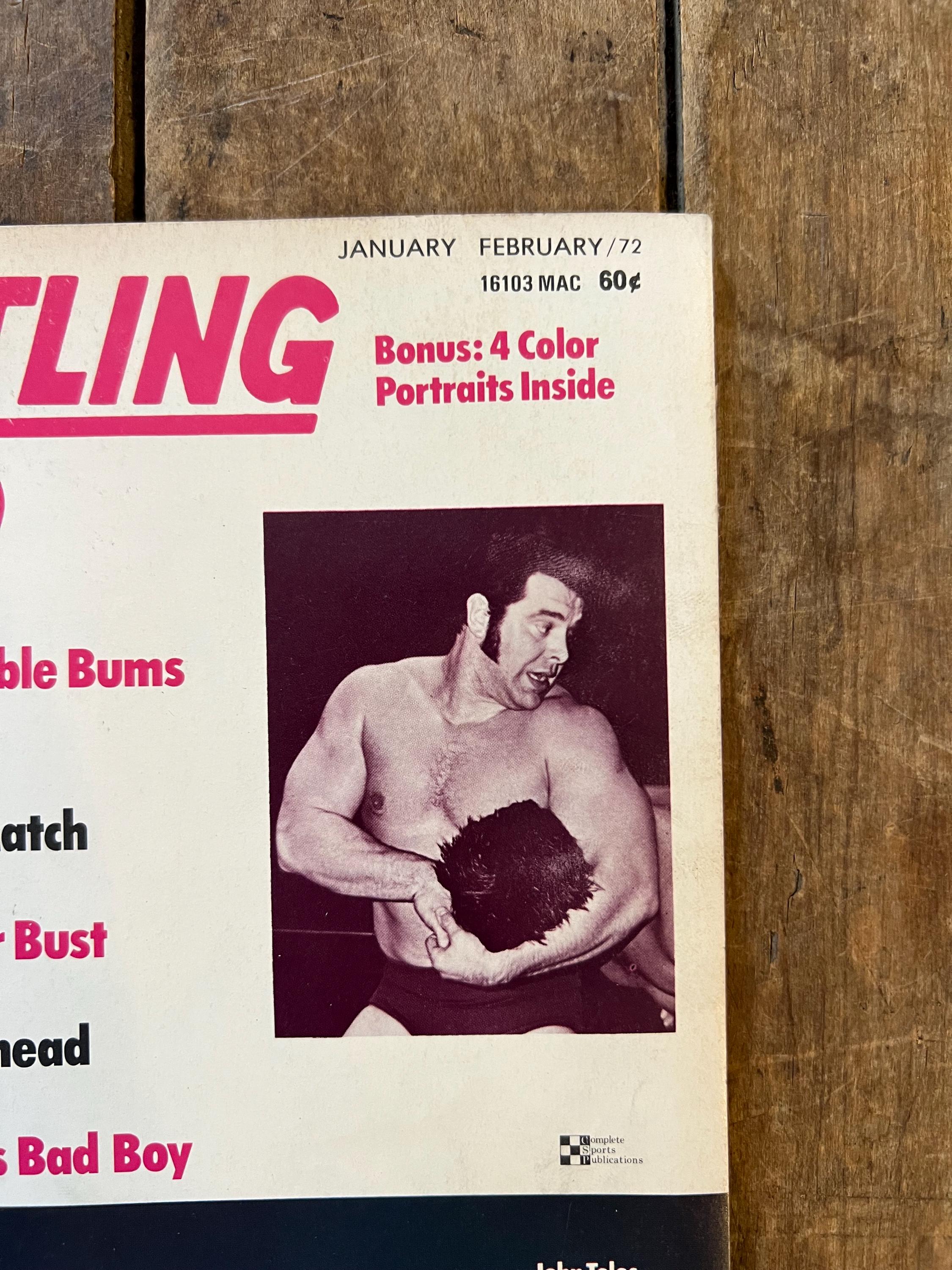 Wrestling World Magazine  - January / February 1972 Issue WWF / WWE
