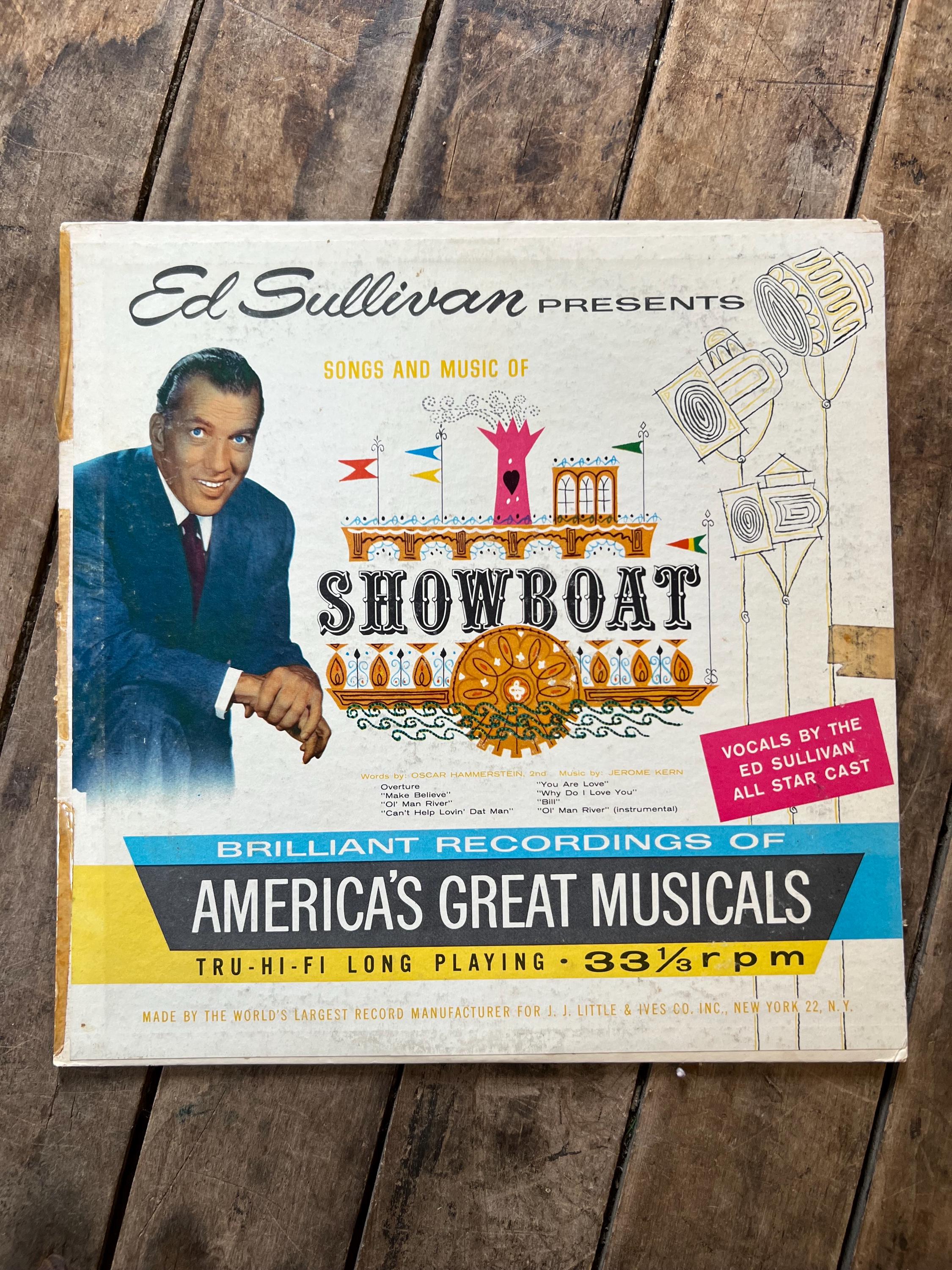 Ed Sullivan Presents SHOWBOAT - 1960 Record - LP Vinyl Album